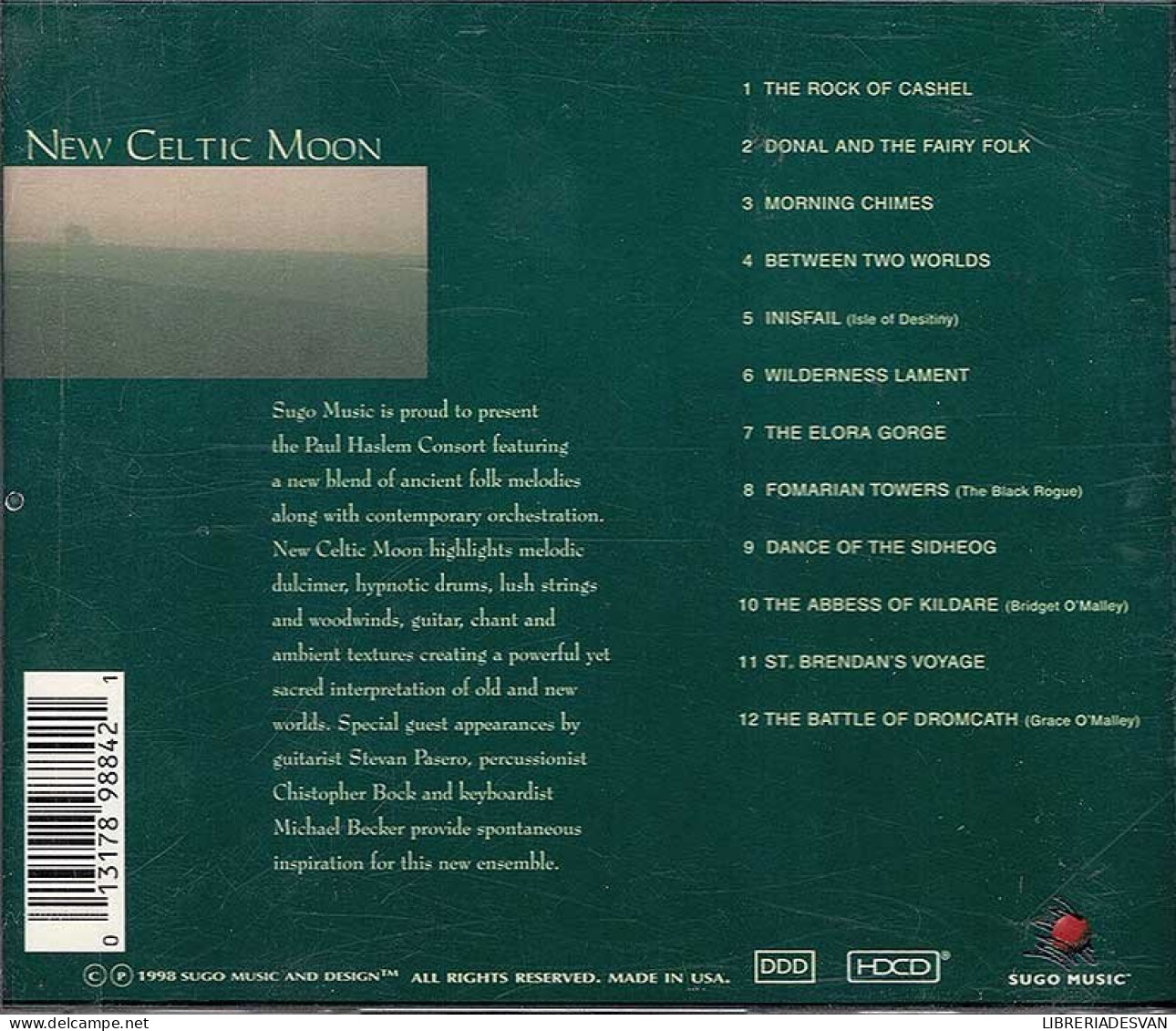 The Paul Haslem Consort - New Celtic Moon. CD - Nueva Era (New Age)