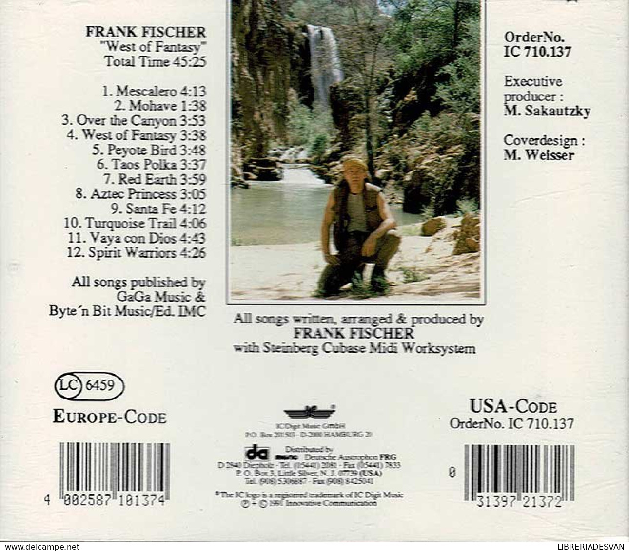 Frank Fischer - West Of Fantasy. CD - Nueva Era (New Age)