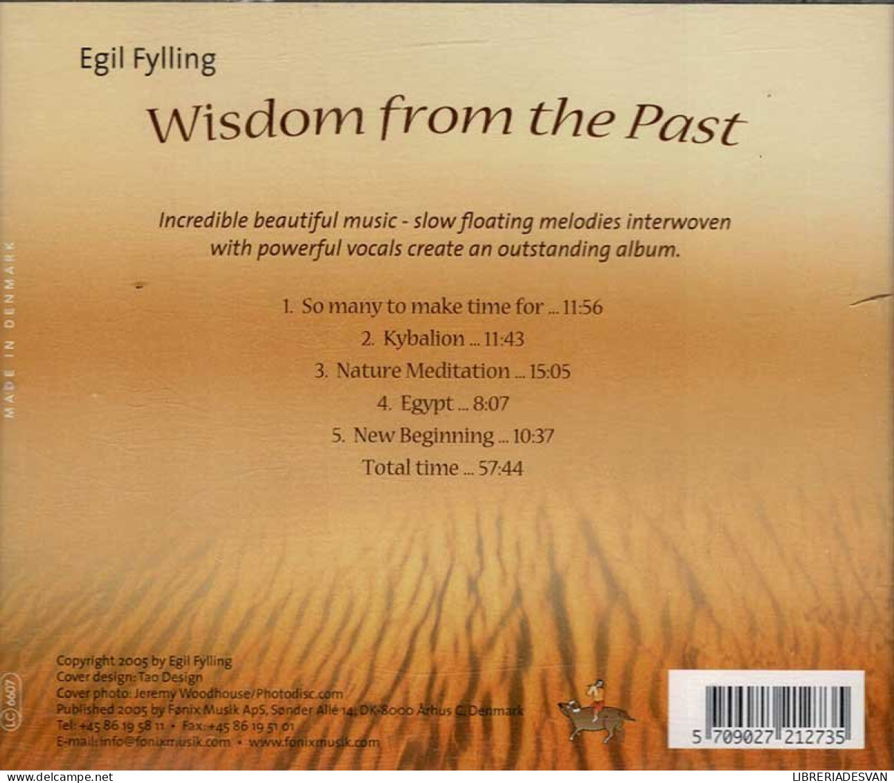 Egil Fylling - Wisdom From The Past. CD - New Age