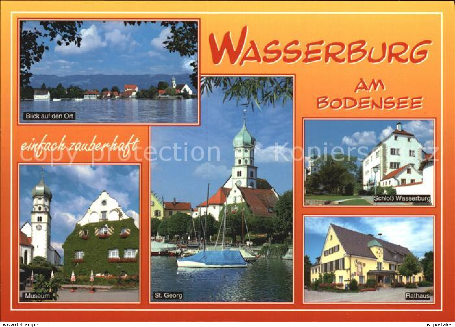 72449257 Wasserburg Bodensee Ortsblick Museum St Georg Kirche Schloss Wasserburg - Wasserburg A. Bodensee