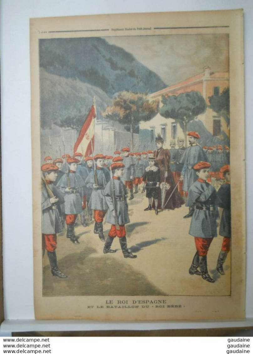 Le Petit Journal N°193 – 30 Juillet 1894 - CASERIO  L'assassin Du Président CARNOT / Le Roi D'Espagne - Le Petit Journal