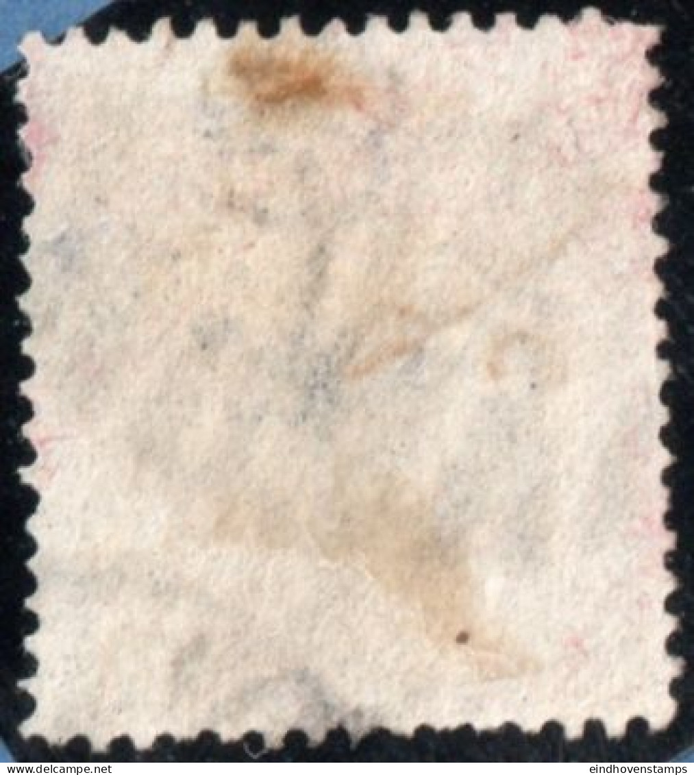 Great Britain 1867 9d  Plate 4 Alph. HS, Watermark RoseI - Oblitérés