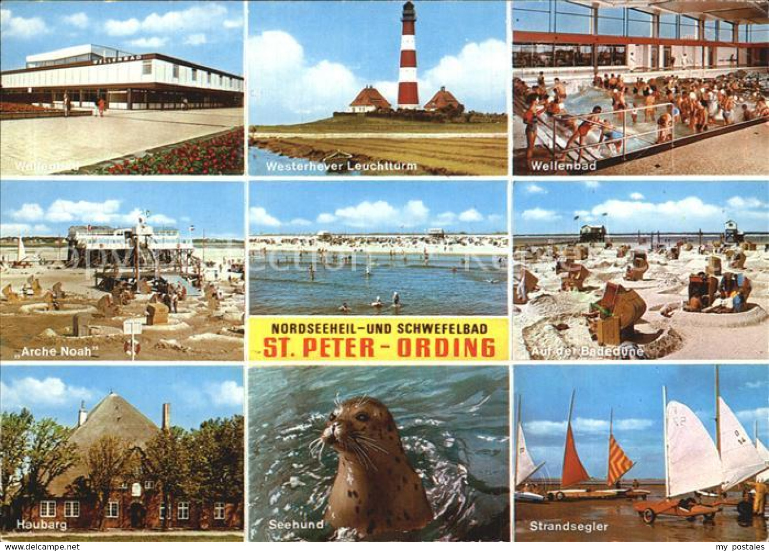 72448663 St Peter-Ording Westerhever Leuchtturm Strnad Arche-Noah Haubarg Strand - St. Peter-Ording