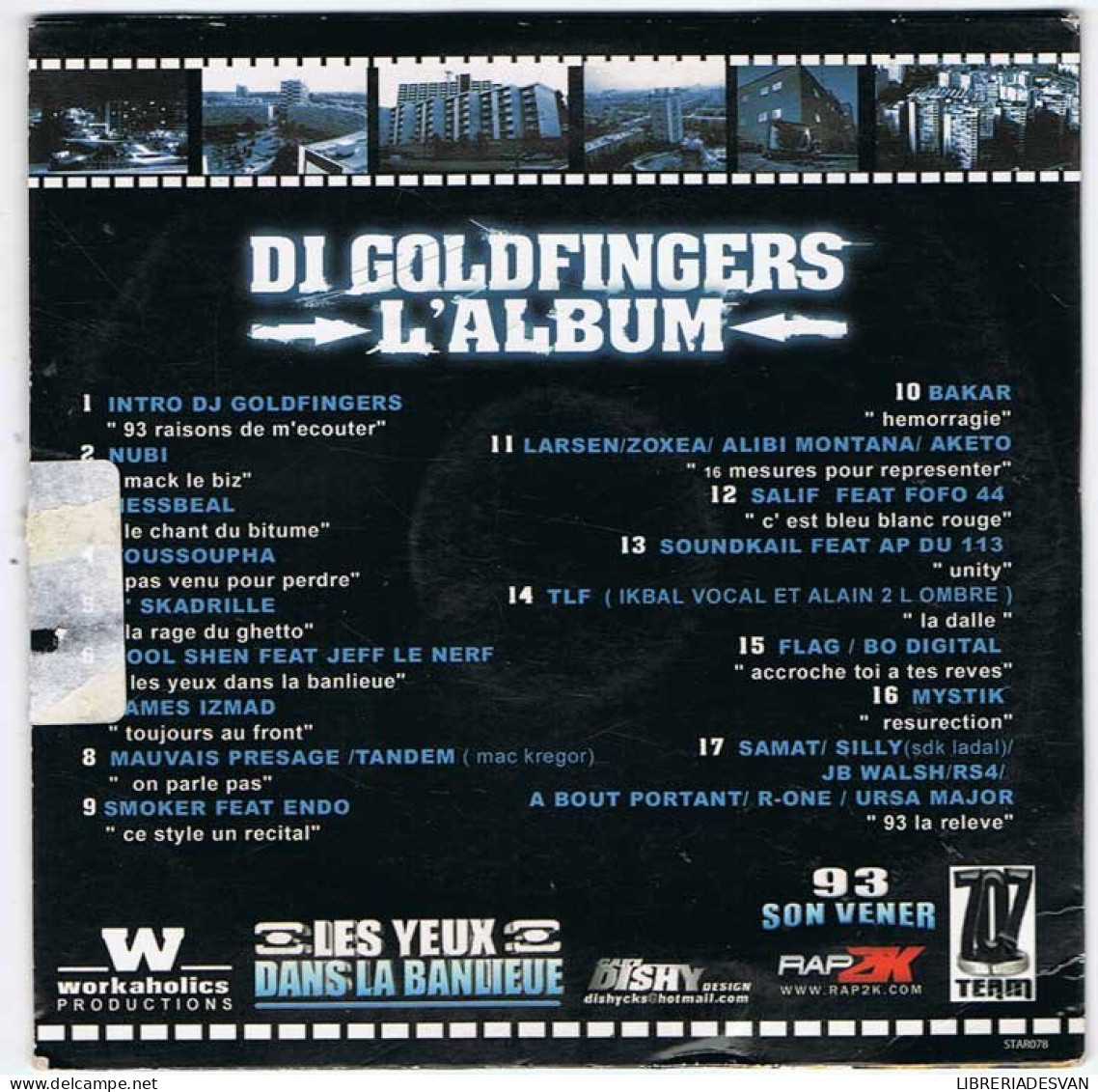 DJ Goldfingers - L'Album. Les Yeux Dans La Banlieue. CD - Dance, Techno En House