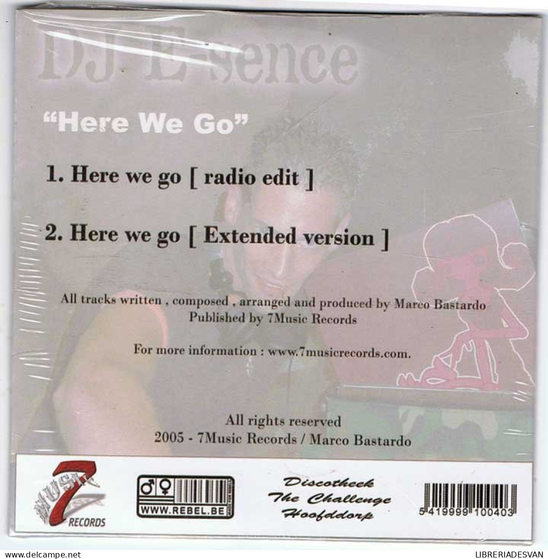 DJ E-sence - Here We Go [CD Promo] - Dance, Techno En House