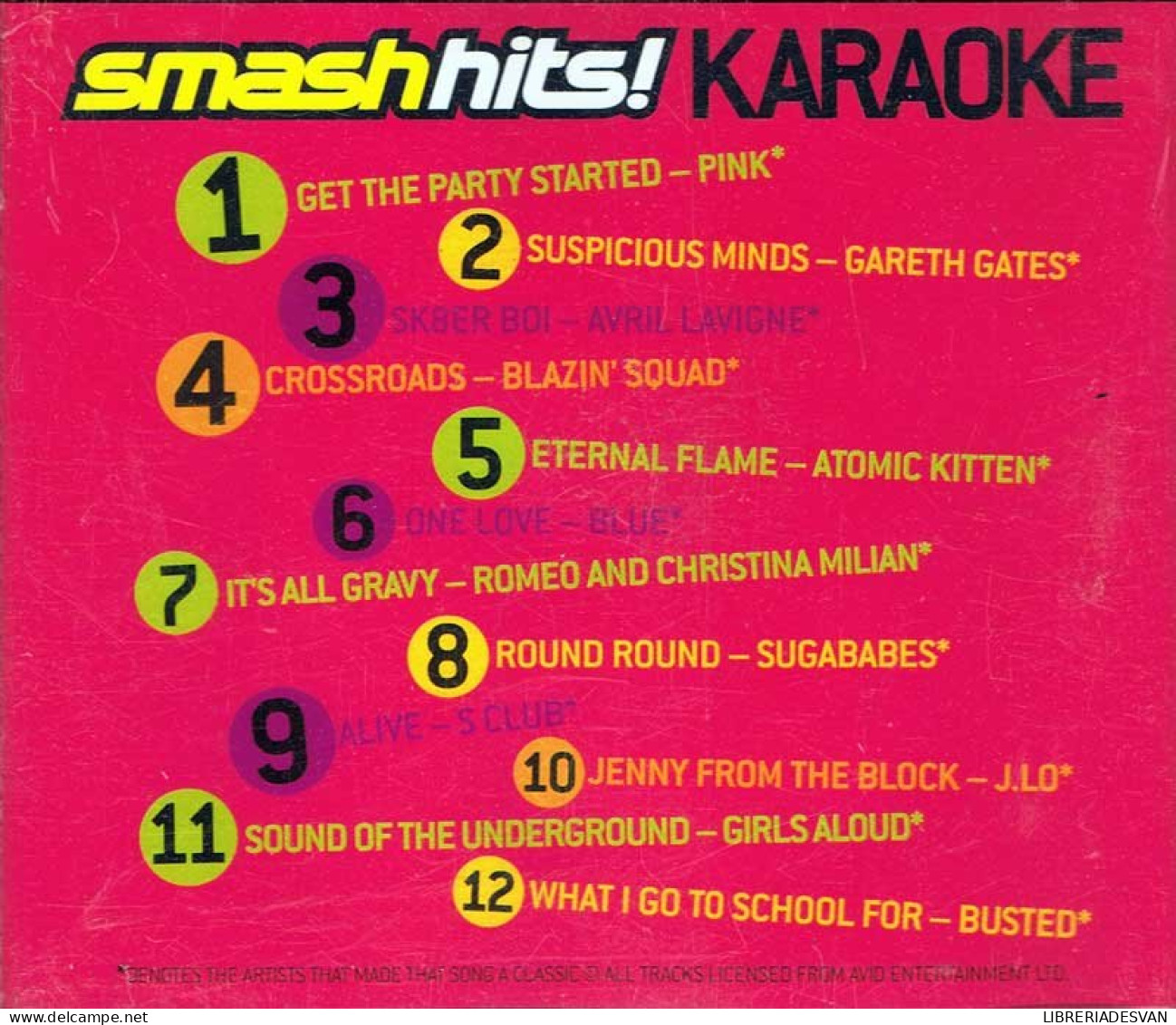 Smash Hits Karaoke. CD - Dance, Techno En House