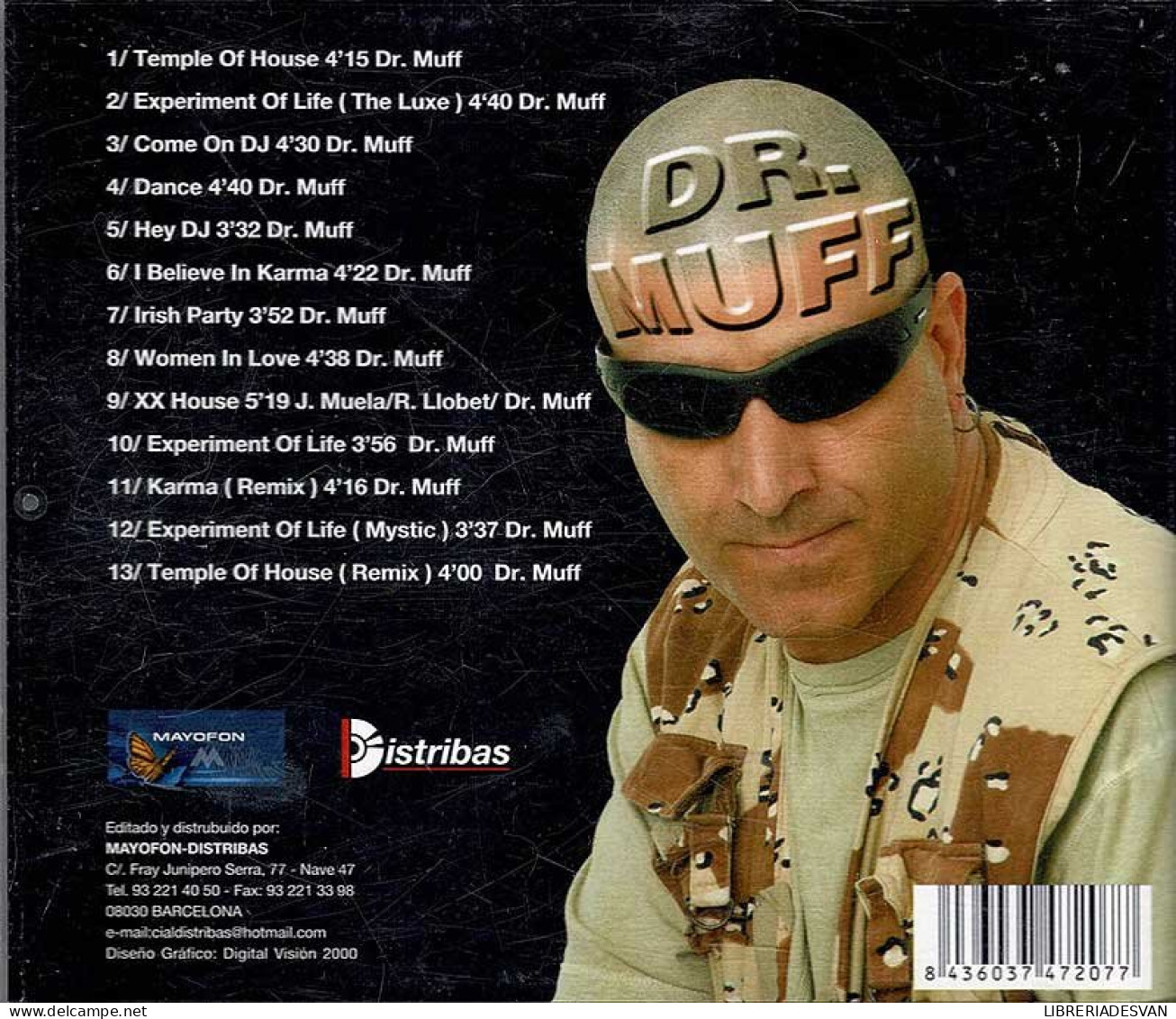 Dr. Muff - Temple Of House. CD - Dance, Techno En House