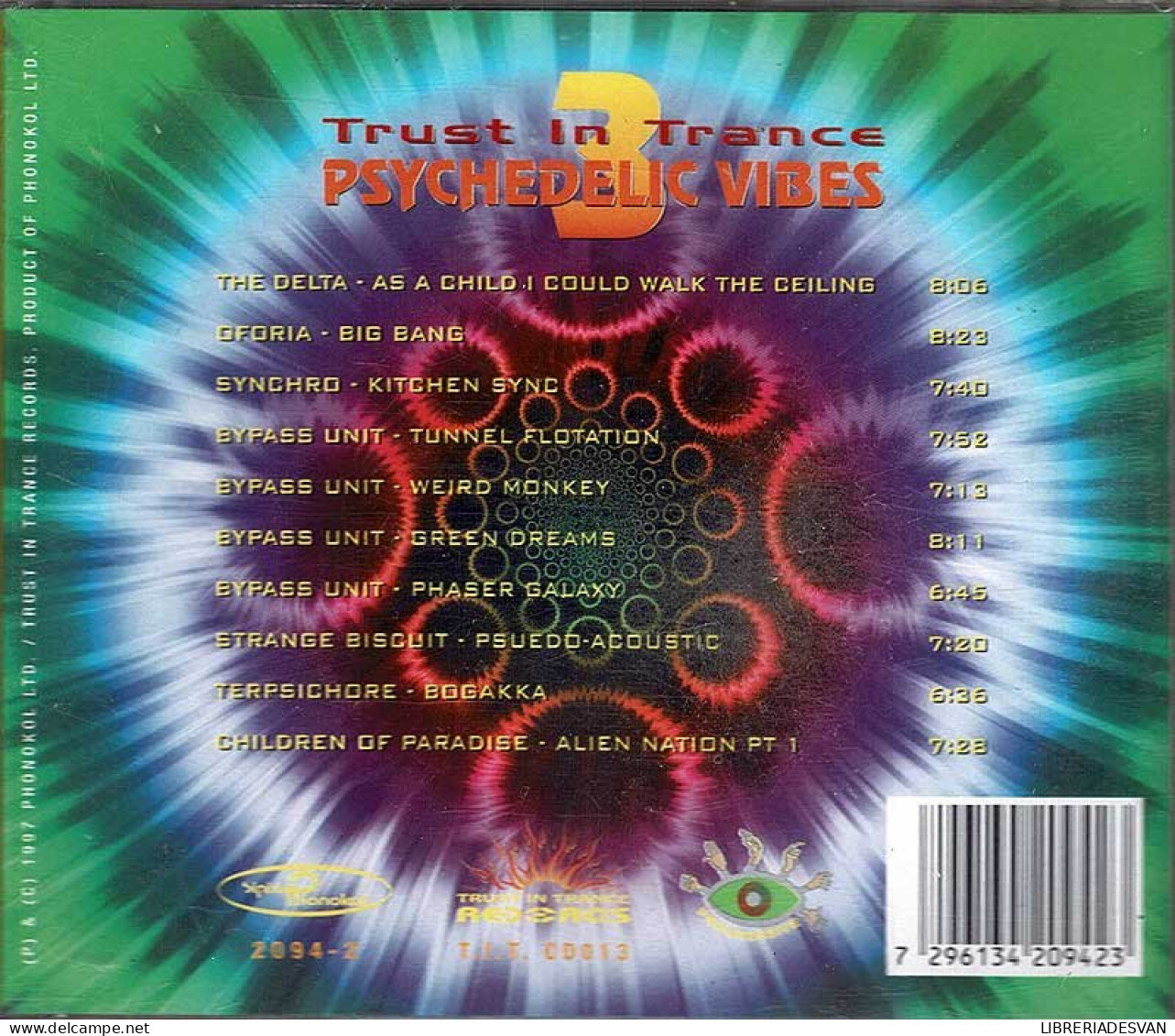 Psychedelic Vibes 3. CD - Dance, Techno En House