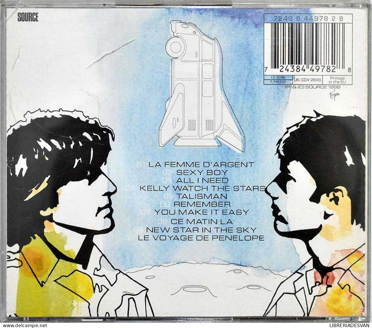 AIR French Band - Moon Safari. CD - Dance, Techno En House