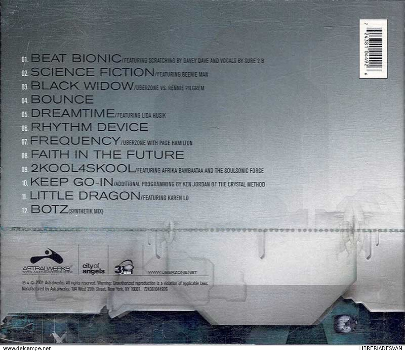 Überzone - Faith In The Future. CD - Dance, Techno En House