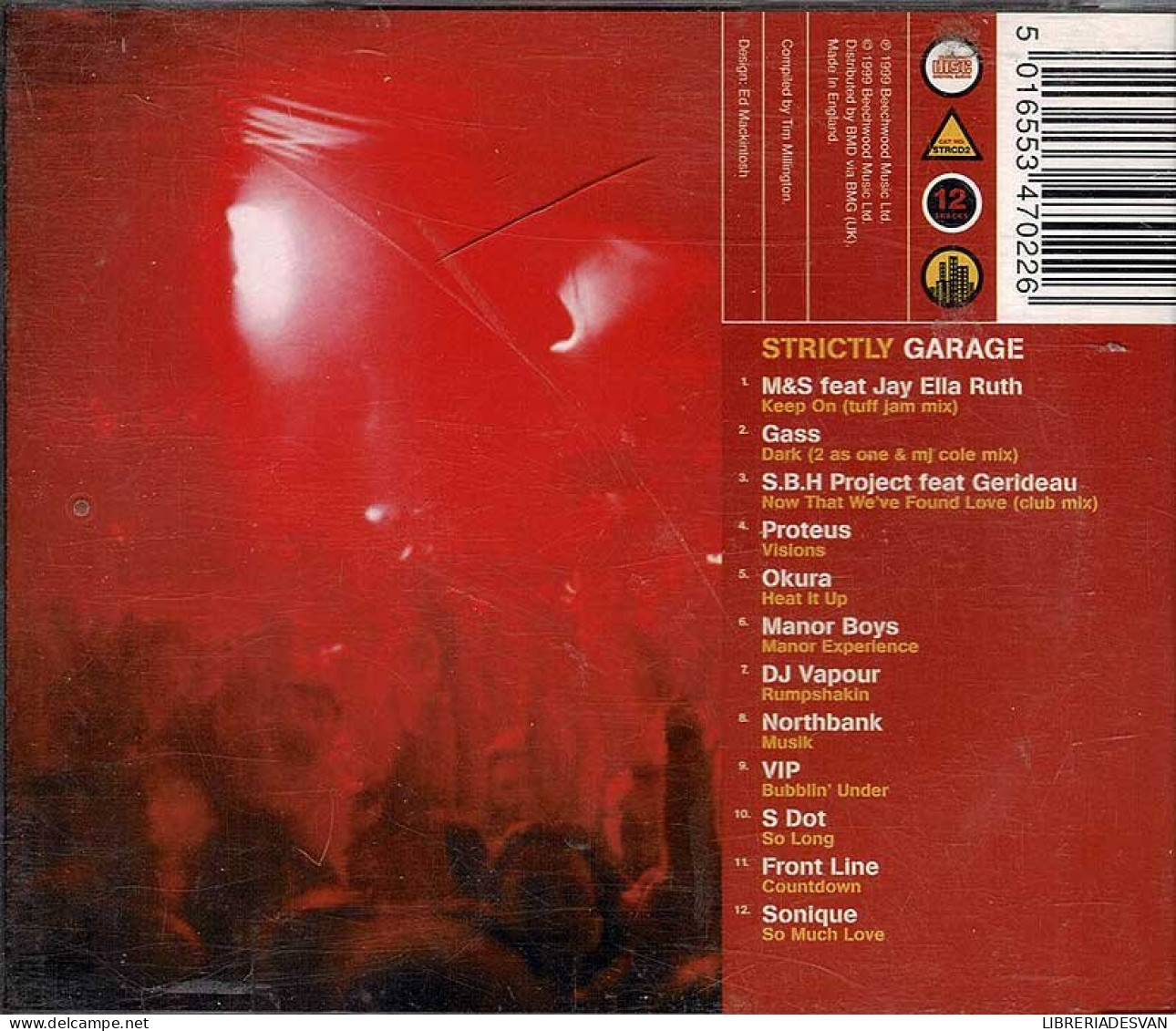 Strictly Garage. CD - Dance, Techno En House