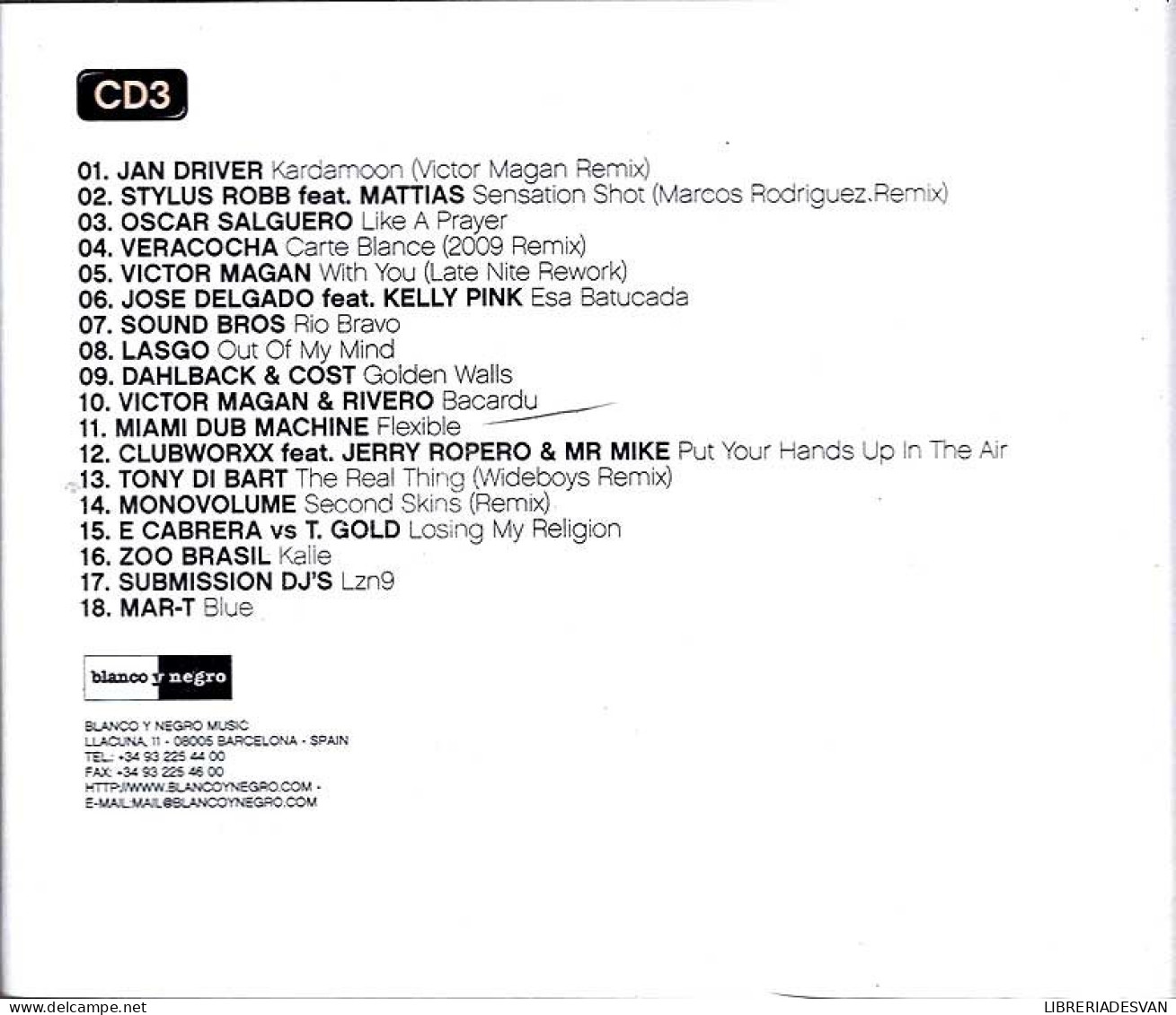Anual. El Album Dance Del Año 2009. CD3 - Dance, Techno En House