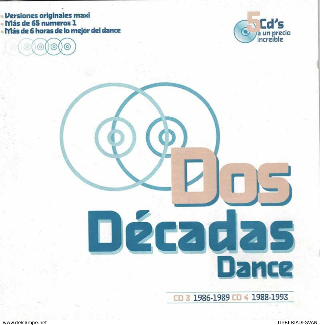 Dos Décadas Dance - CD3 1986-1989 / CD4 1988-1993. 2 X CD - Dance, Techno En House