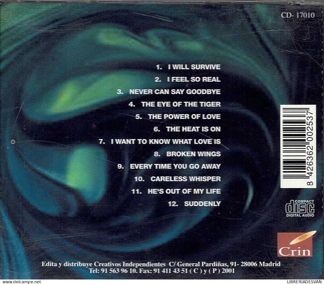 Voces Legendarias. Gloria Gaynor - I Will Survive. CD - Dance, Techno & House
