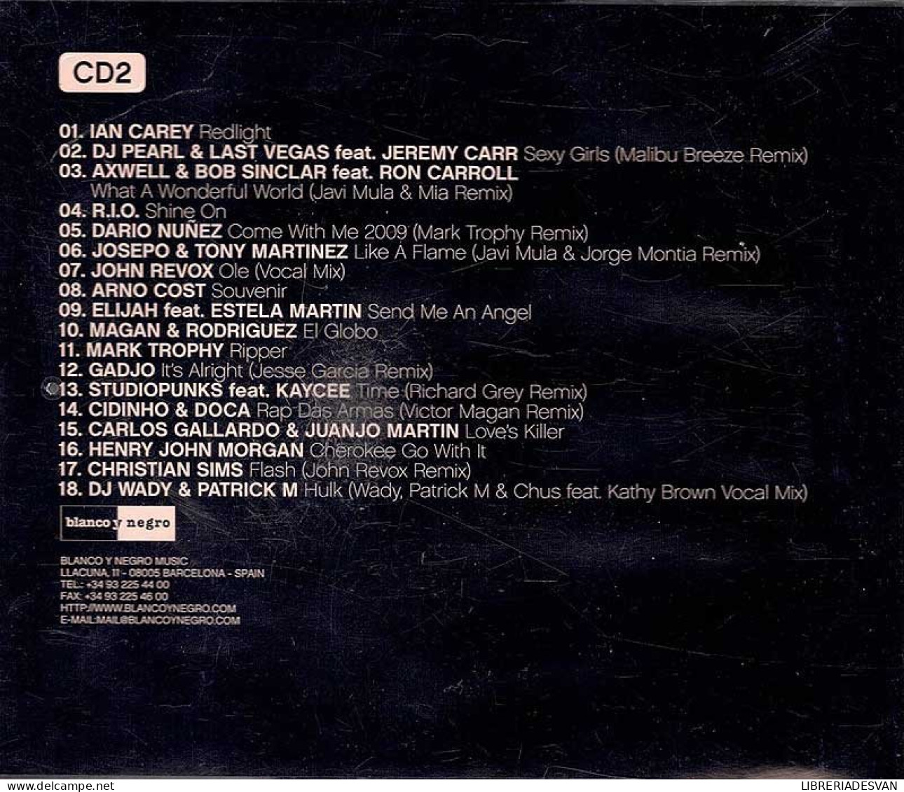 Anual. El Album Dance Del Año 2009. CD2 - Dance, Techno & House