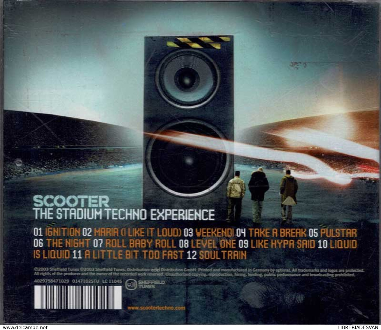 Scooter - The Stadium Techno Experience. CD - Dance, Techno En House