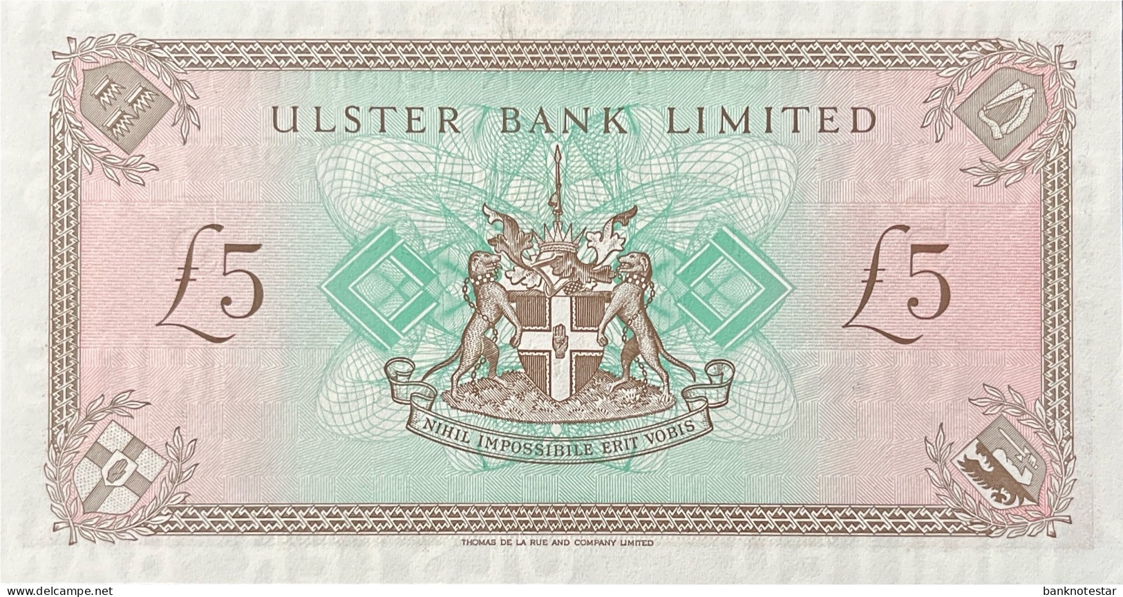 Northern Ireland 5 Pounds, P-331a (1.12.1989) - UNC - 5 Pounds