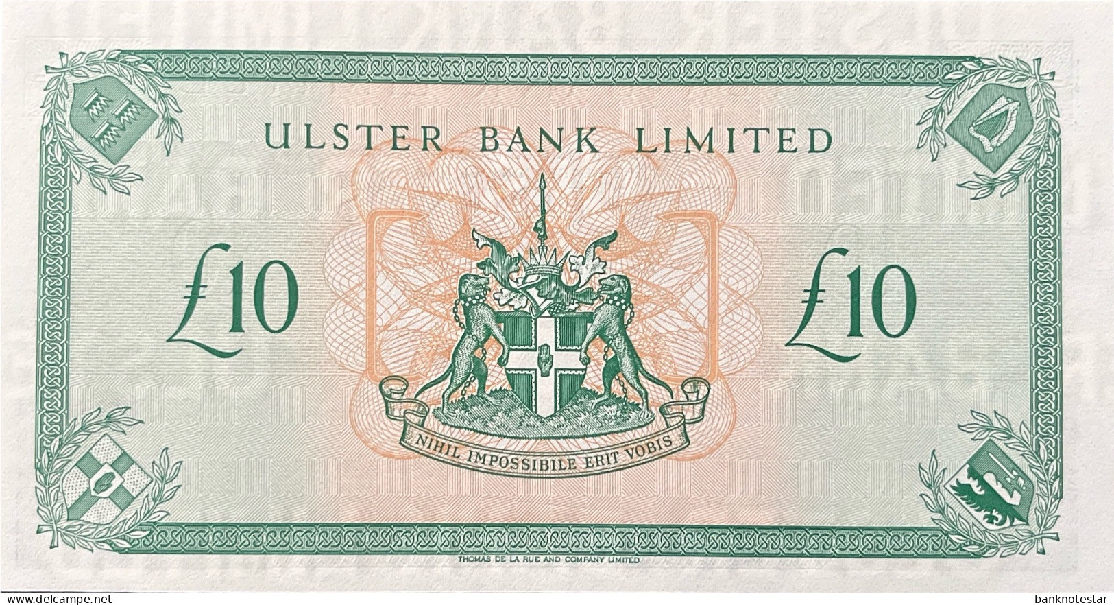 Northern Ireland 10 Pounds, P-332 (1.12.1990) - UNC - 10 Ponden