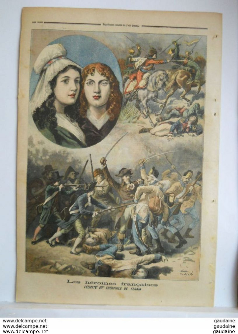 Le Petit Journal N°197 – 27 Aout 1894 - Expedition Polaire Wellman -  Soeurs FERNIG - Le Petit Journal