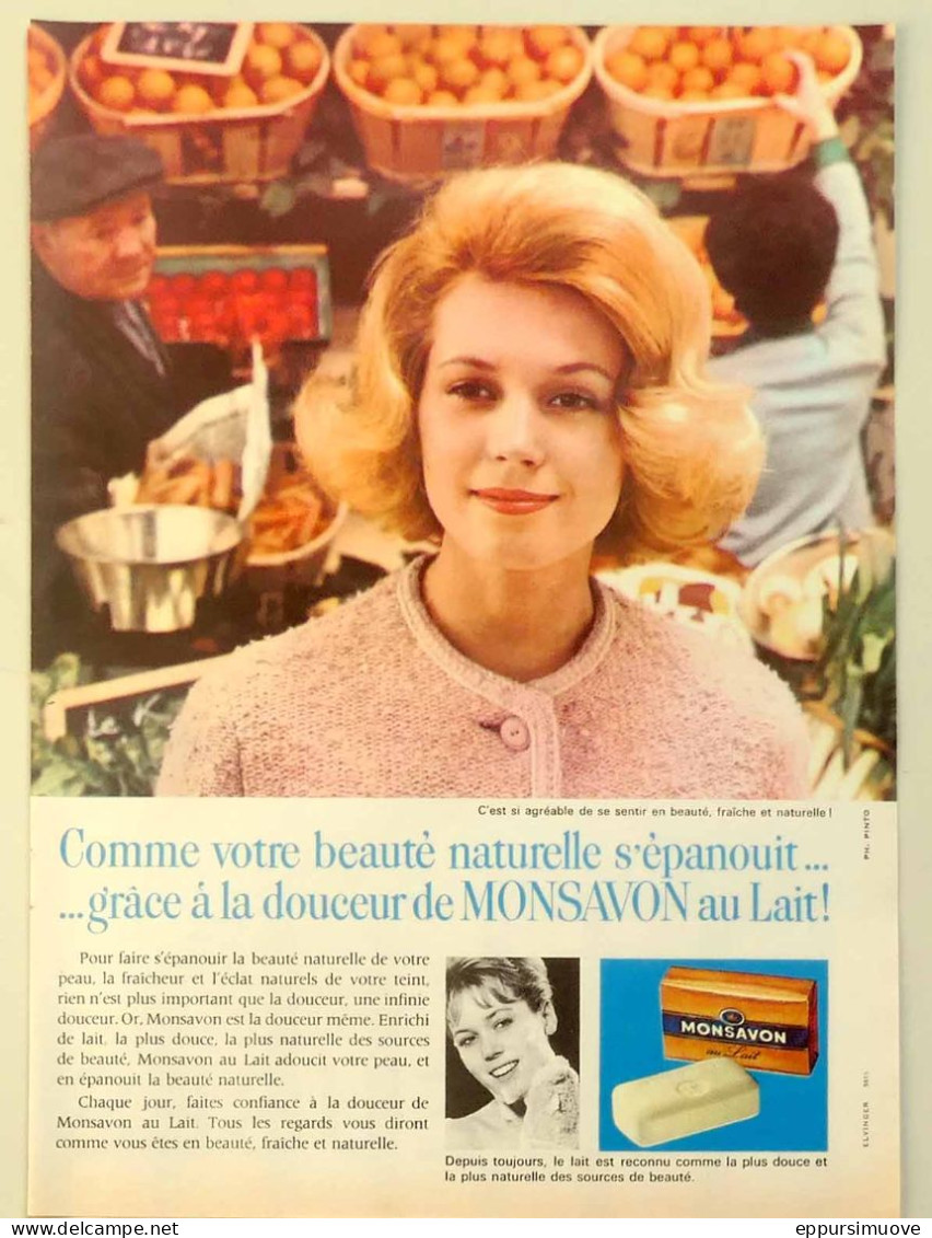 Publicité Papier  MONSAVON Avril 1963 EDM 16 - Pubblicitari