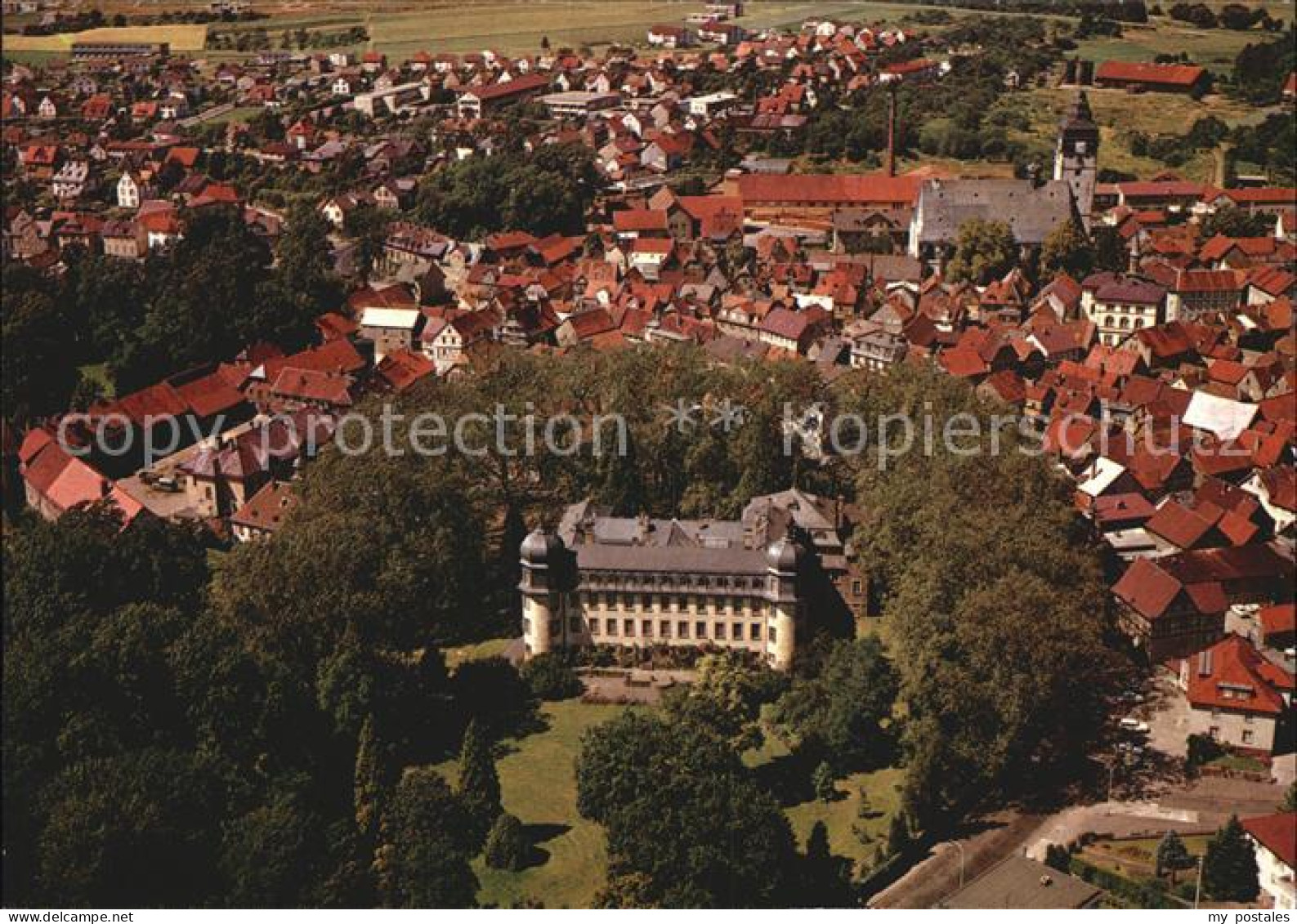 72447579 Lich Hessen Fliegeraufnahme Mit Schloss Lich - Lich