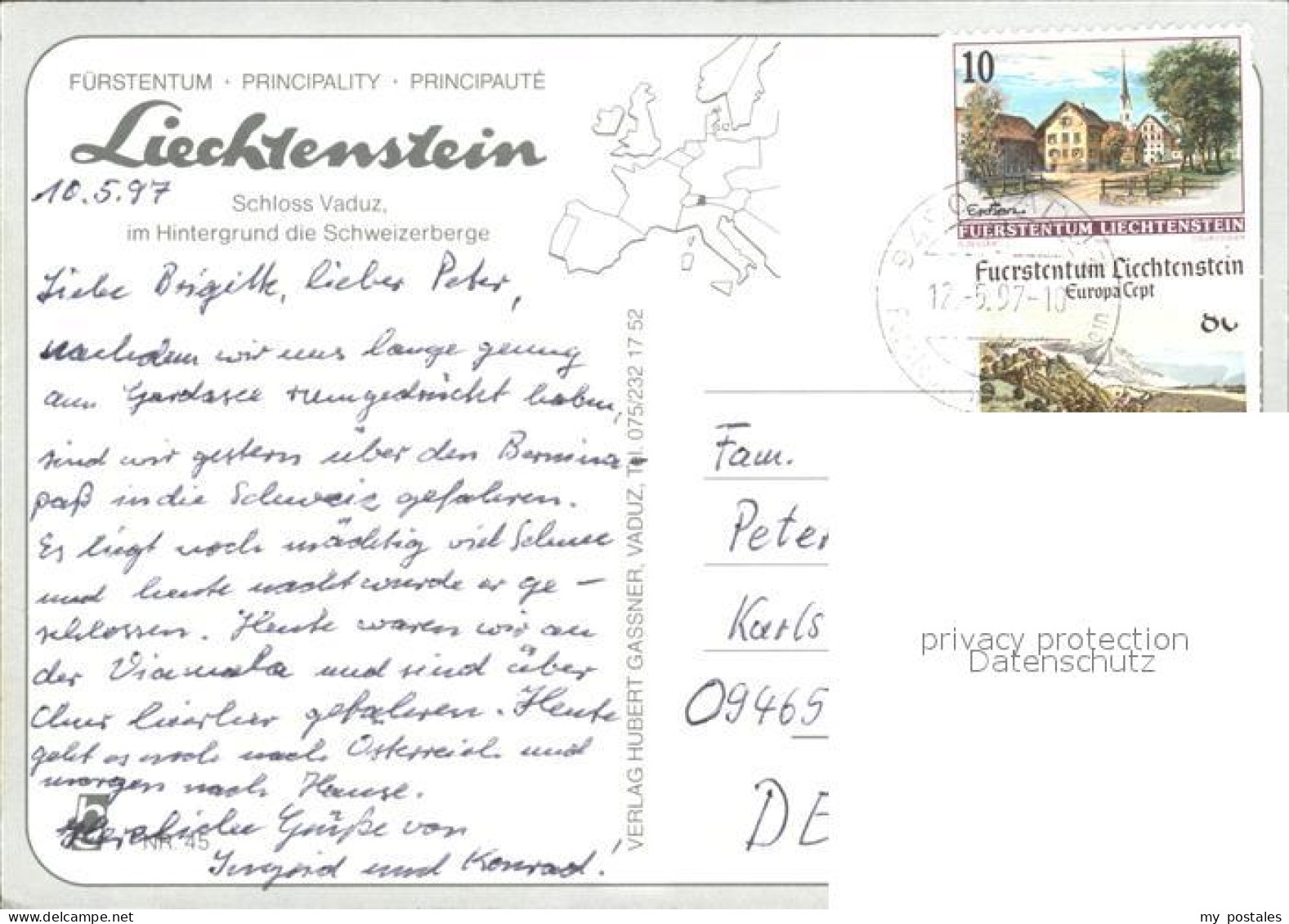 72446787 Liechtenstein  Fuerstentum Schloss Vaduz Liechtenstein - Liechtenstein