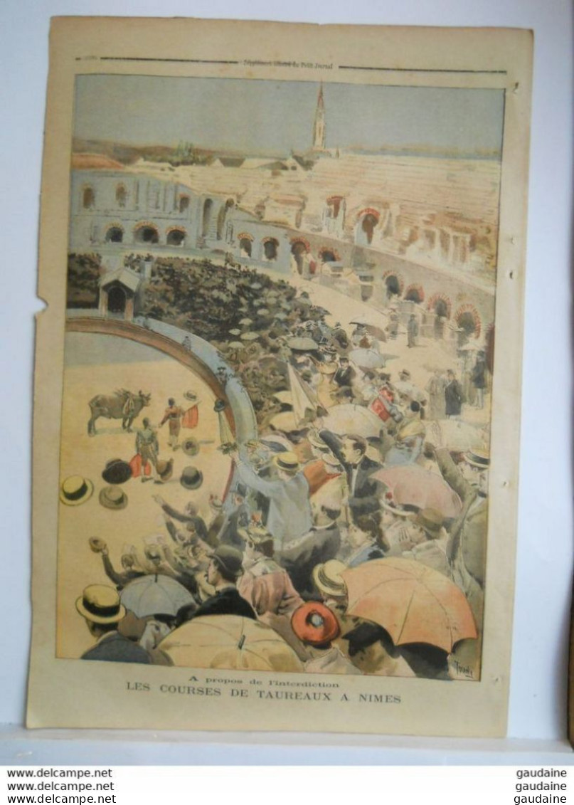 Le Petit Journal N°204 – 15 Octobre 1894 – Désordres Dans L'armée Allemande - Les Courses De Taureaux à Nîmes – Corrida - Le Petit Journal