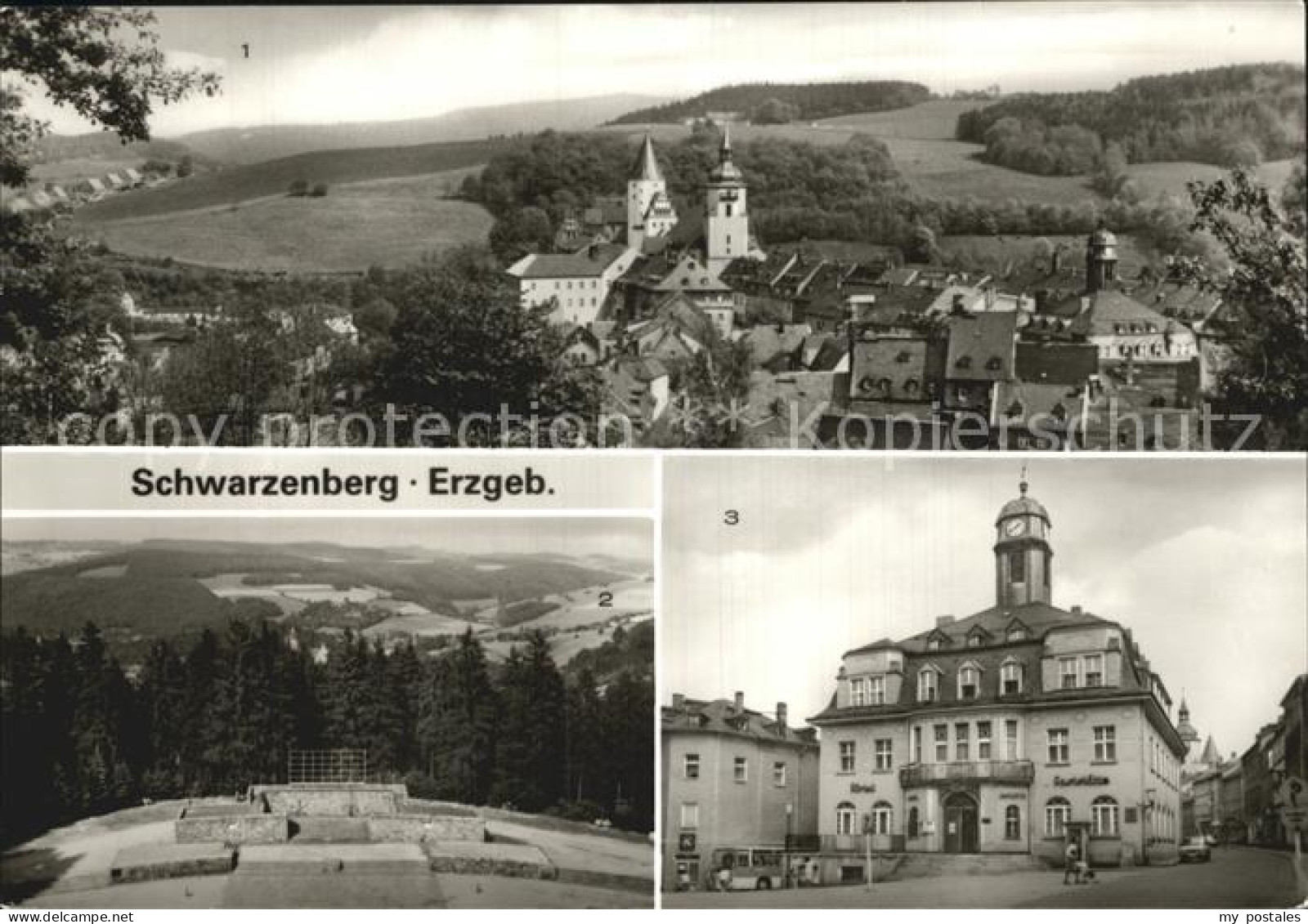 72445936 Schwarzenberg Erzgebirge Panorama Schloss Wilh Pieck Feierstaette HOG U - Schwarzenberg (Erzgeb.)