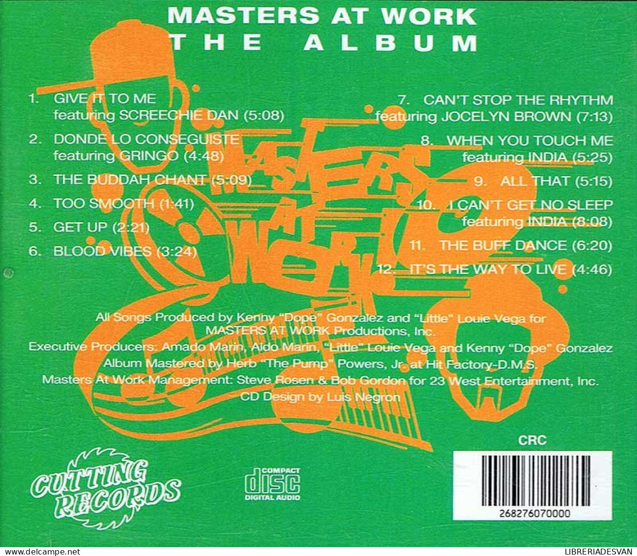 Masters At Work - The Album. CD - Dance, Techno & House