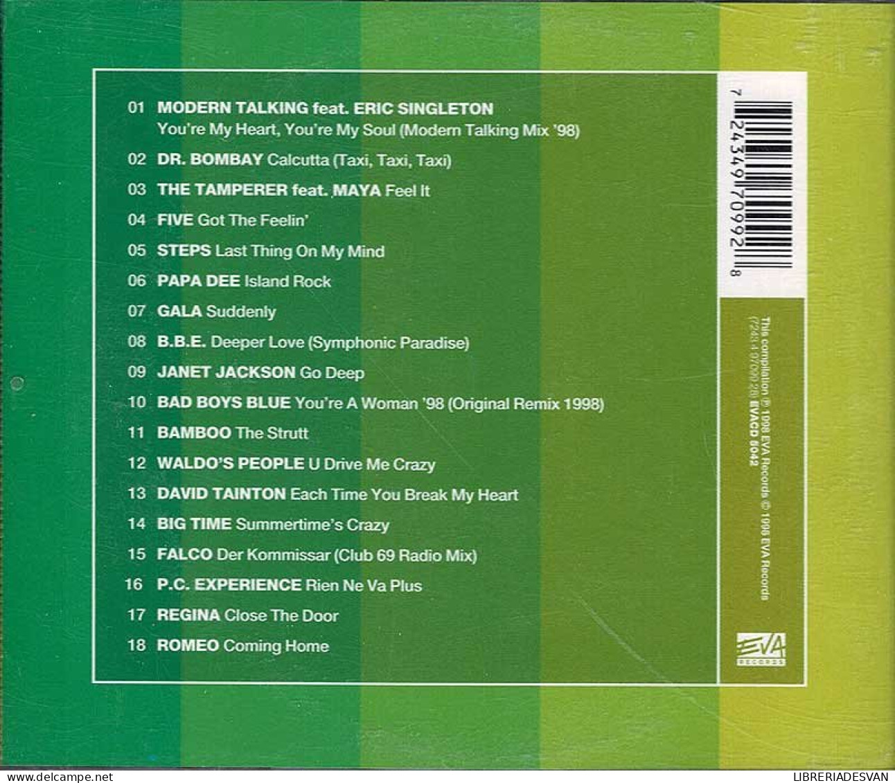 Absolute Dance 18. CD - Dance, Techno & House
