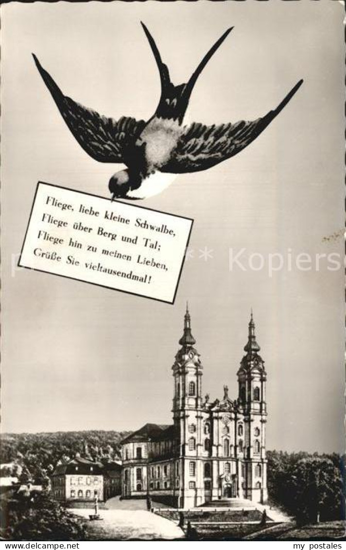 72445651 Vierzehnheiligen Wallfahrtskirche Briefschwalbe Vierzehnheiligen - Staffelstein