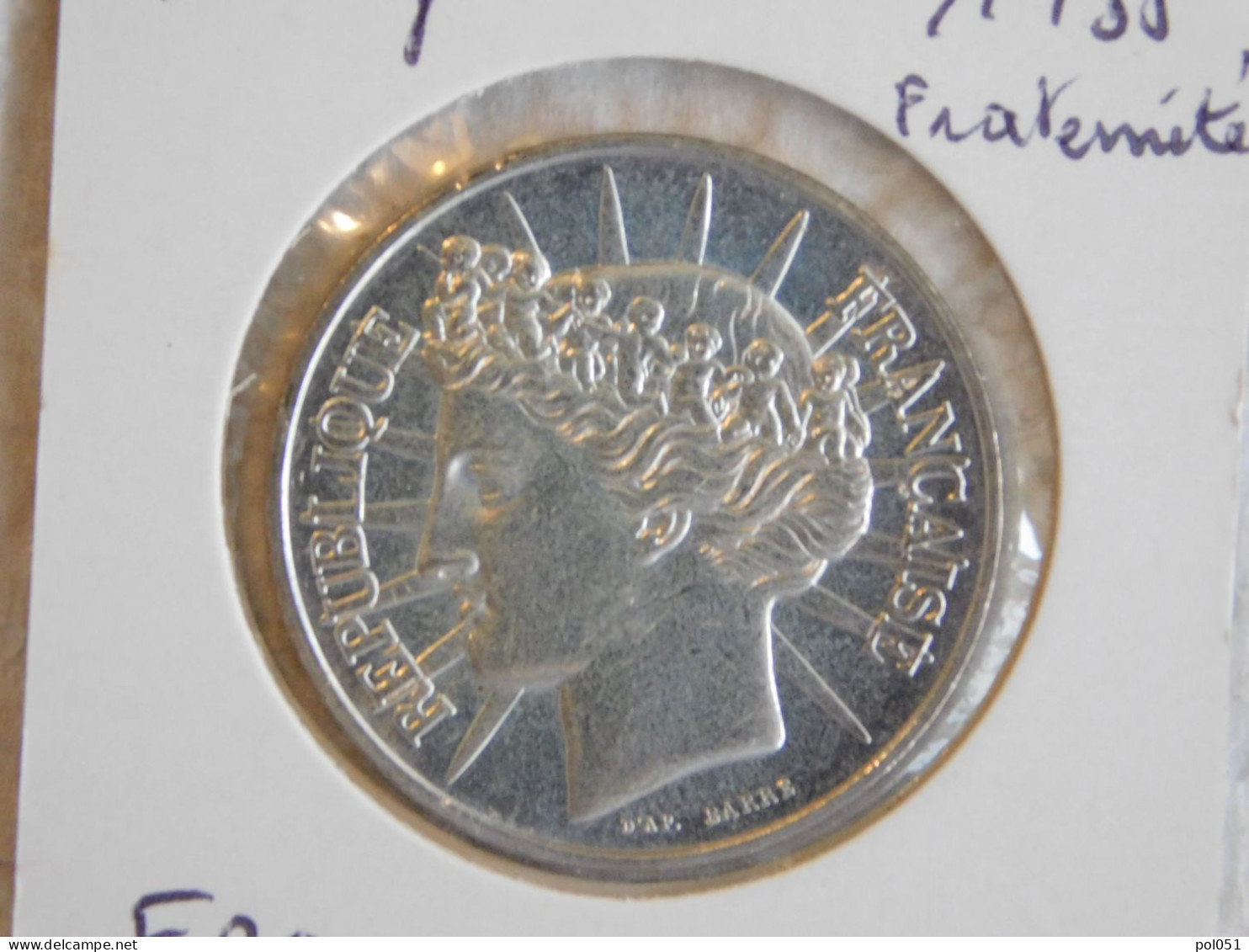 France 100 Francs 1988 FDC FRATERNITÉ (1099) Argent Silver - 100 Francs