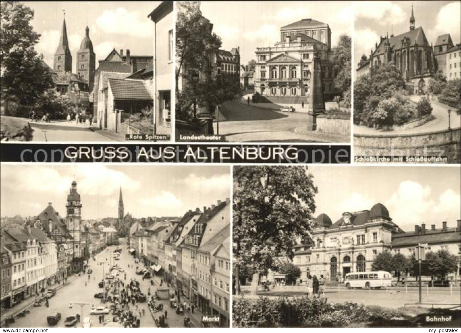 72445349 Altenburg Thueringen Landestheater Schlosskirche Bahnhof  Altenburg - Altenburg