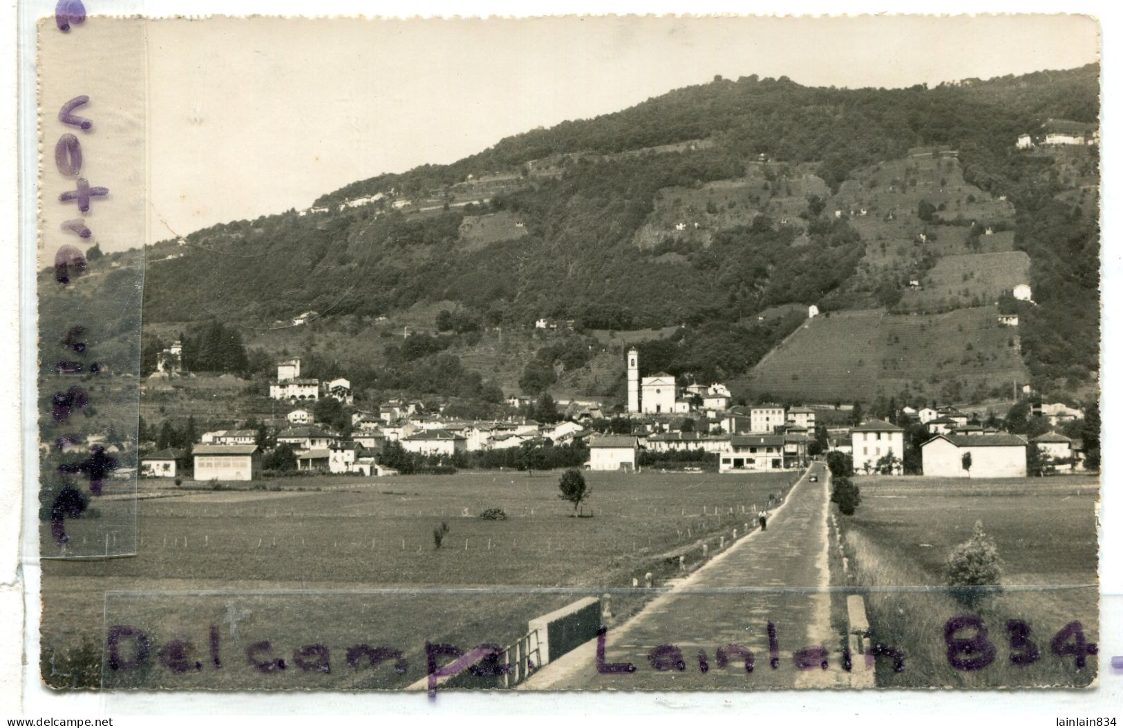 - 3055 - Agno - Panorama, ( TT Tessin), Petit Format, Glacée, écrite, Coins  Ok, ,TBE, Scans. - Agno