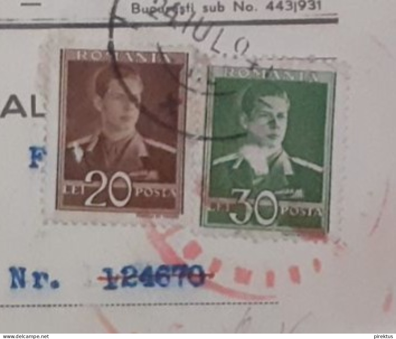 Romania 1941 Post Cancel Card - Covers & Documents