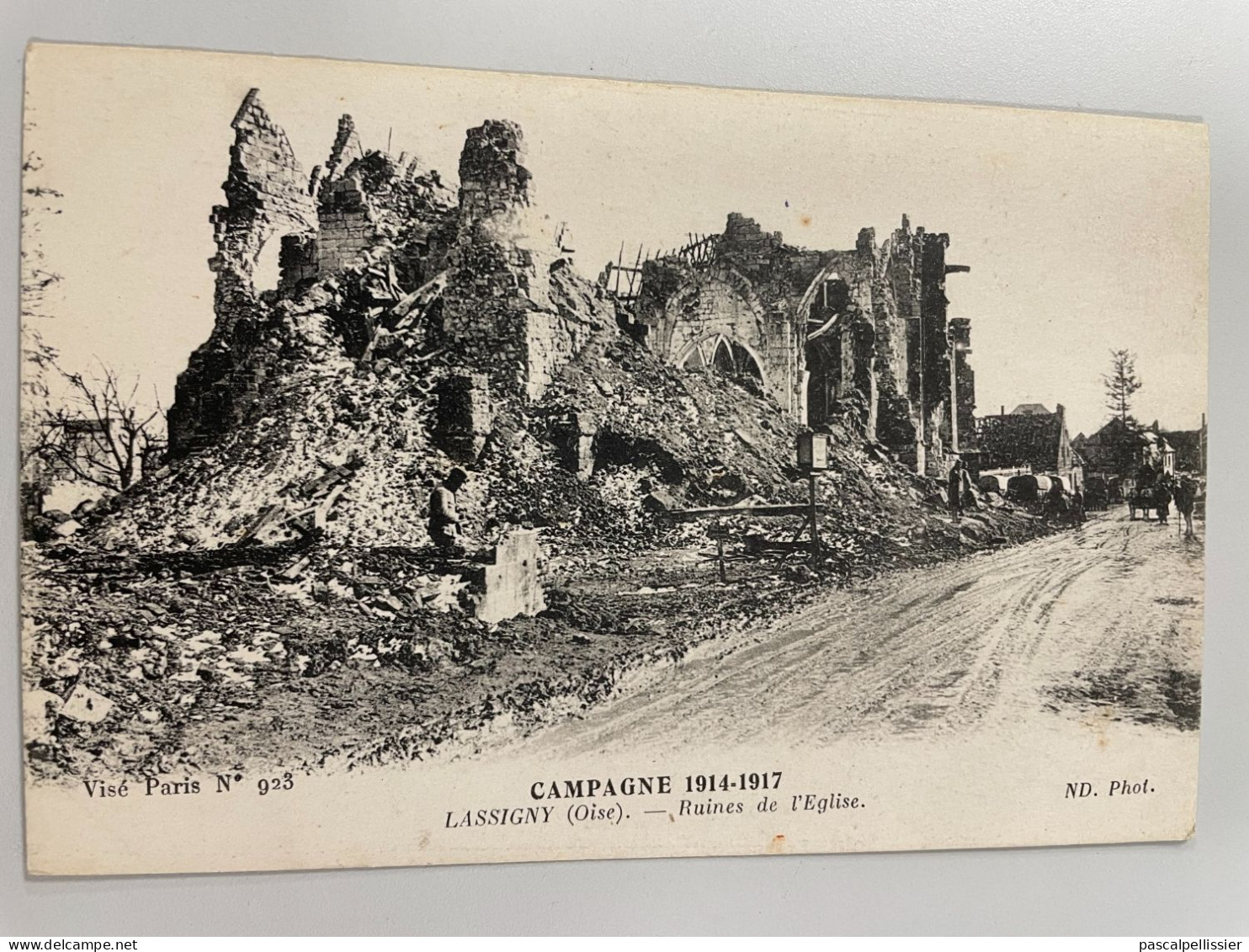 CPA - 60 - LASSIGNY - Ruines De L' Eglise - Guerre 1914 1918 - WW1 - Lassigny