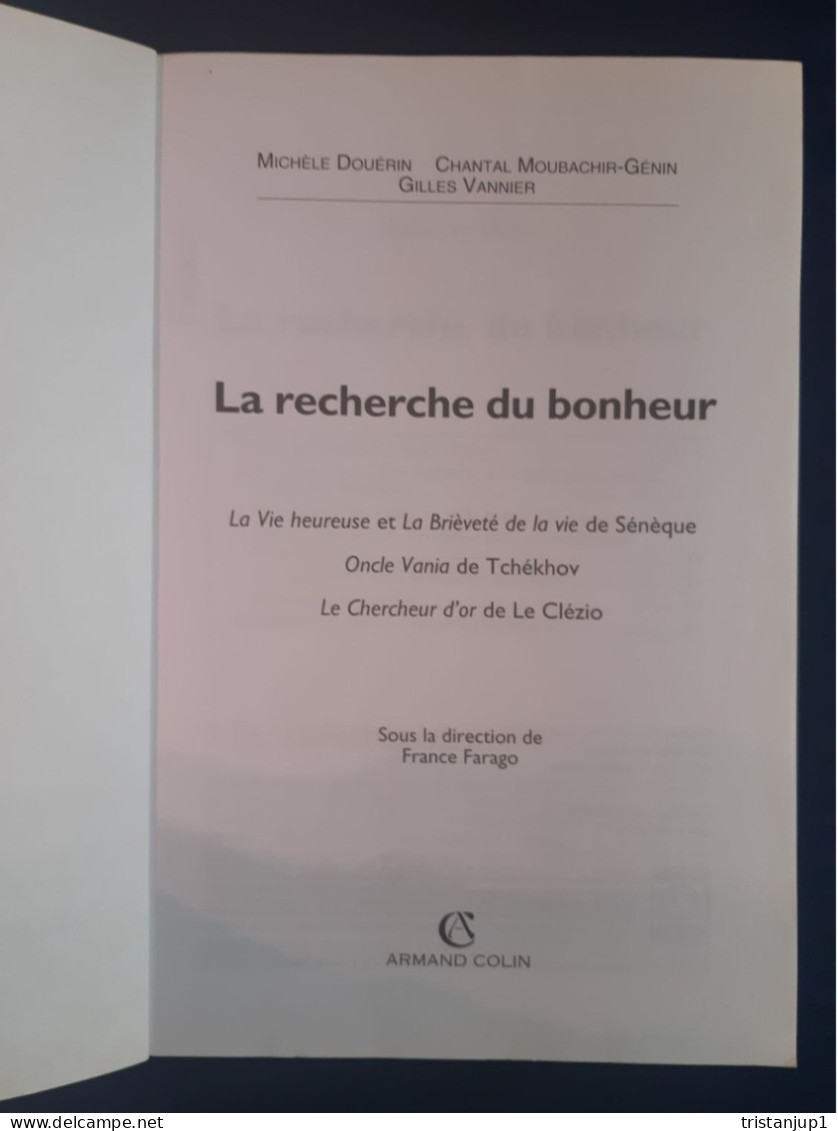 La Recherche Du Bonheur Prépas Scientifiques. Programme 2005 2006 - 18+ Years Old