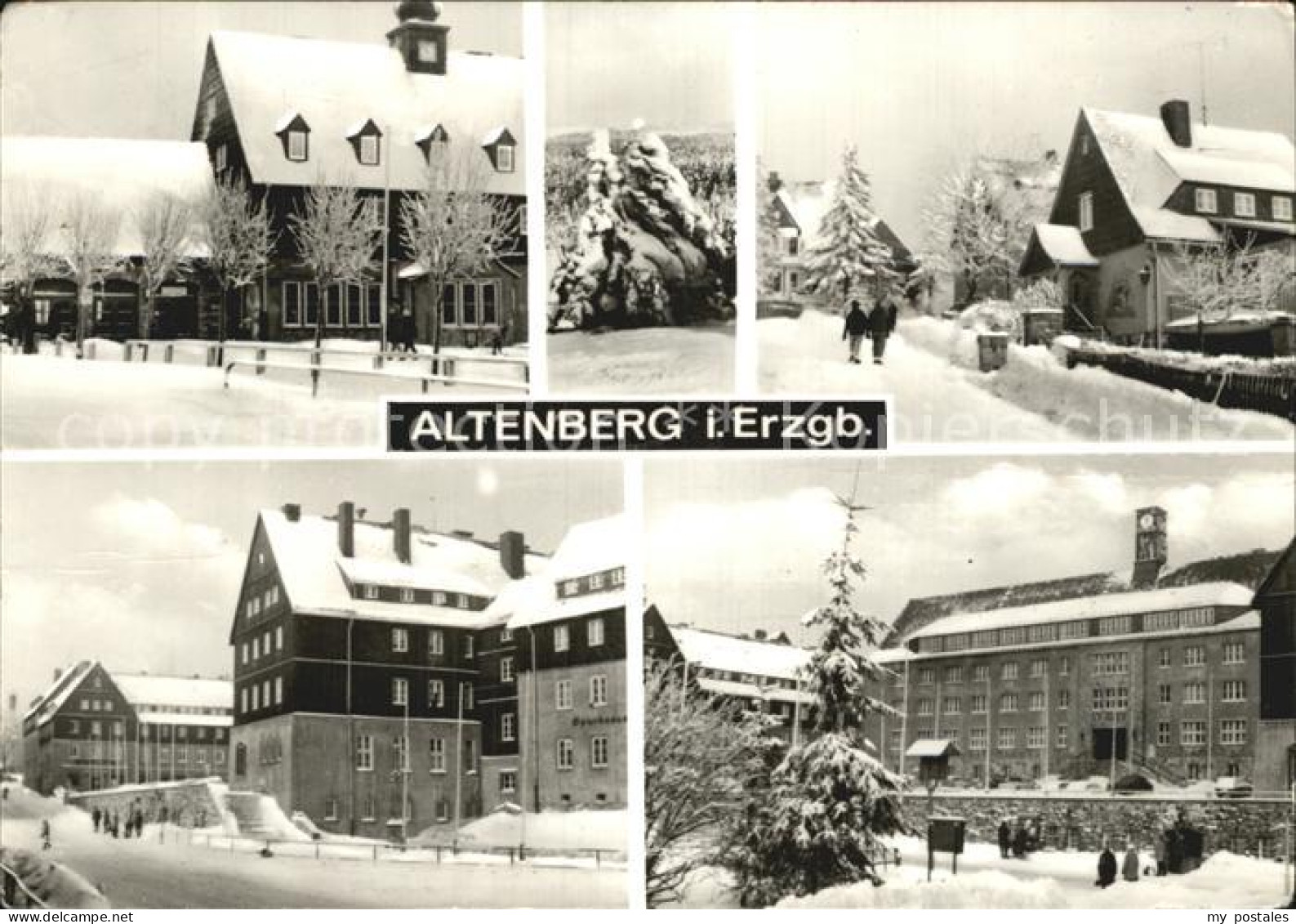 72442703 Altenberg Erzgebirge Winter Ortsansichten Geising - Geising