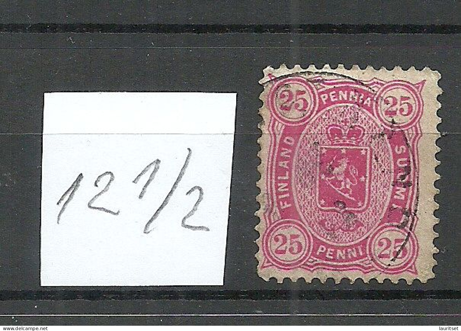 FINLAND FINNLAND 1882 Michel 17 B Y B O - Usati