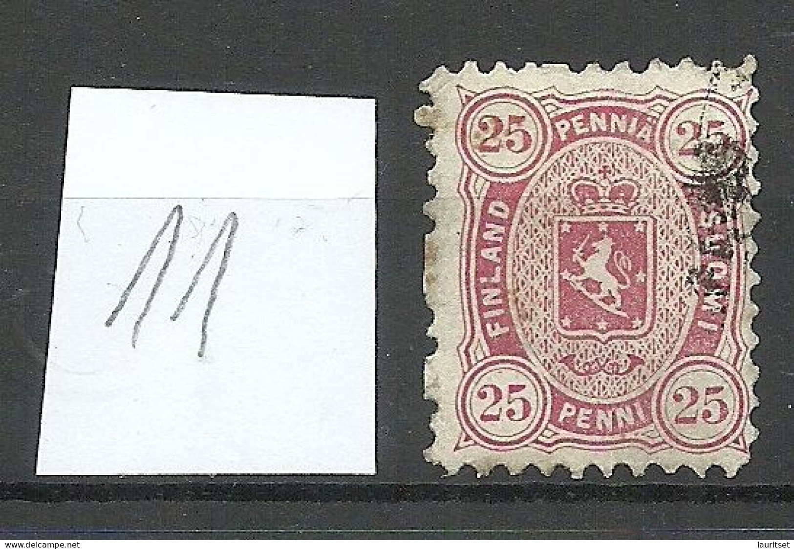 FINLAND FINNLAND 1879 Michel 17 A Y A O - Gebruikt