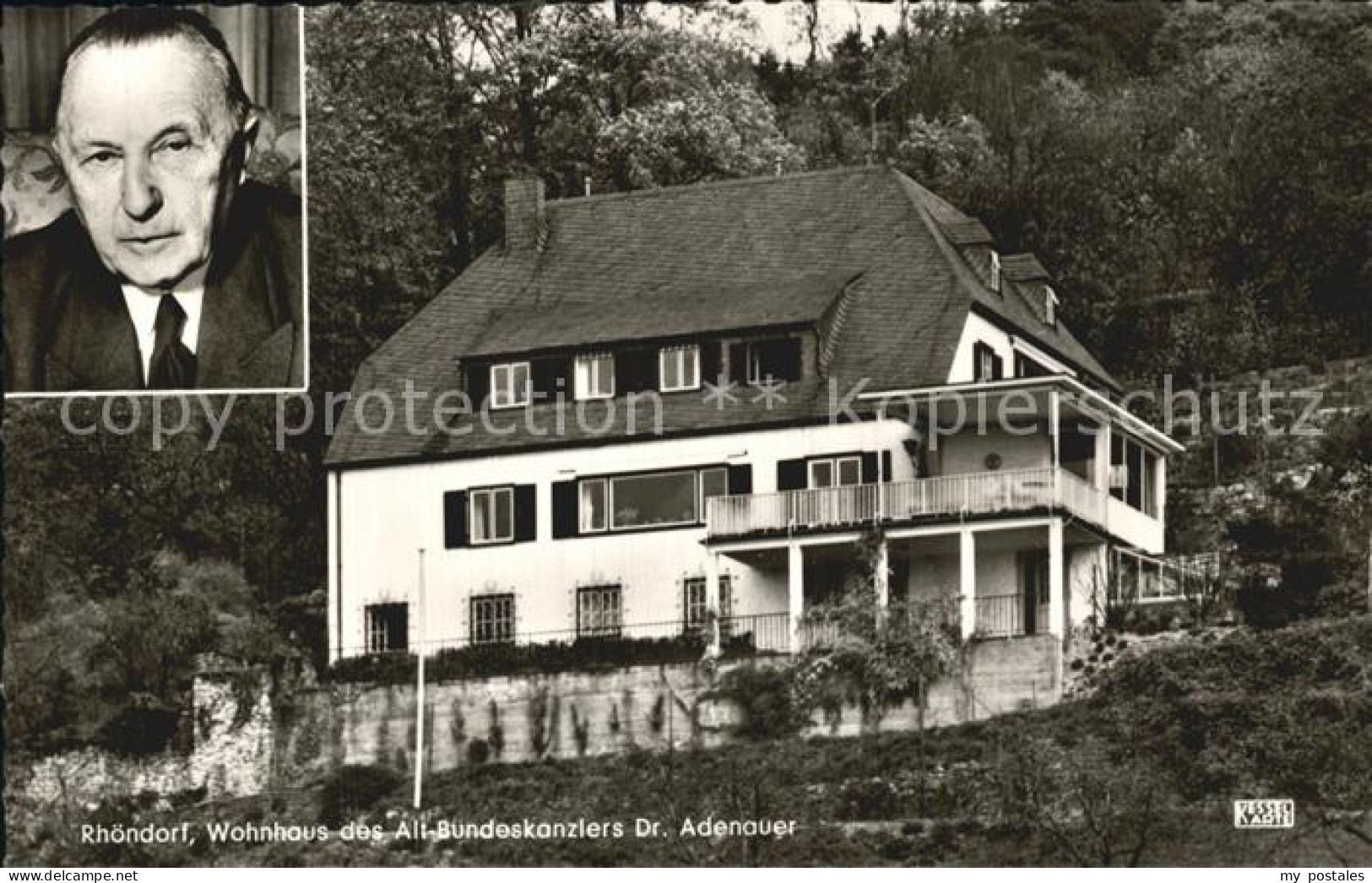 72406308 Rhoendorf Wohnhaus Des Altbundeskanzlers Adenauer Rhoendorf - Bad Honnef