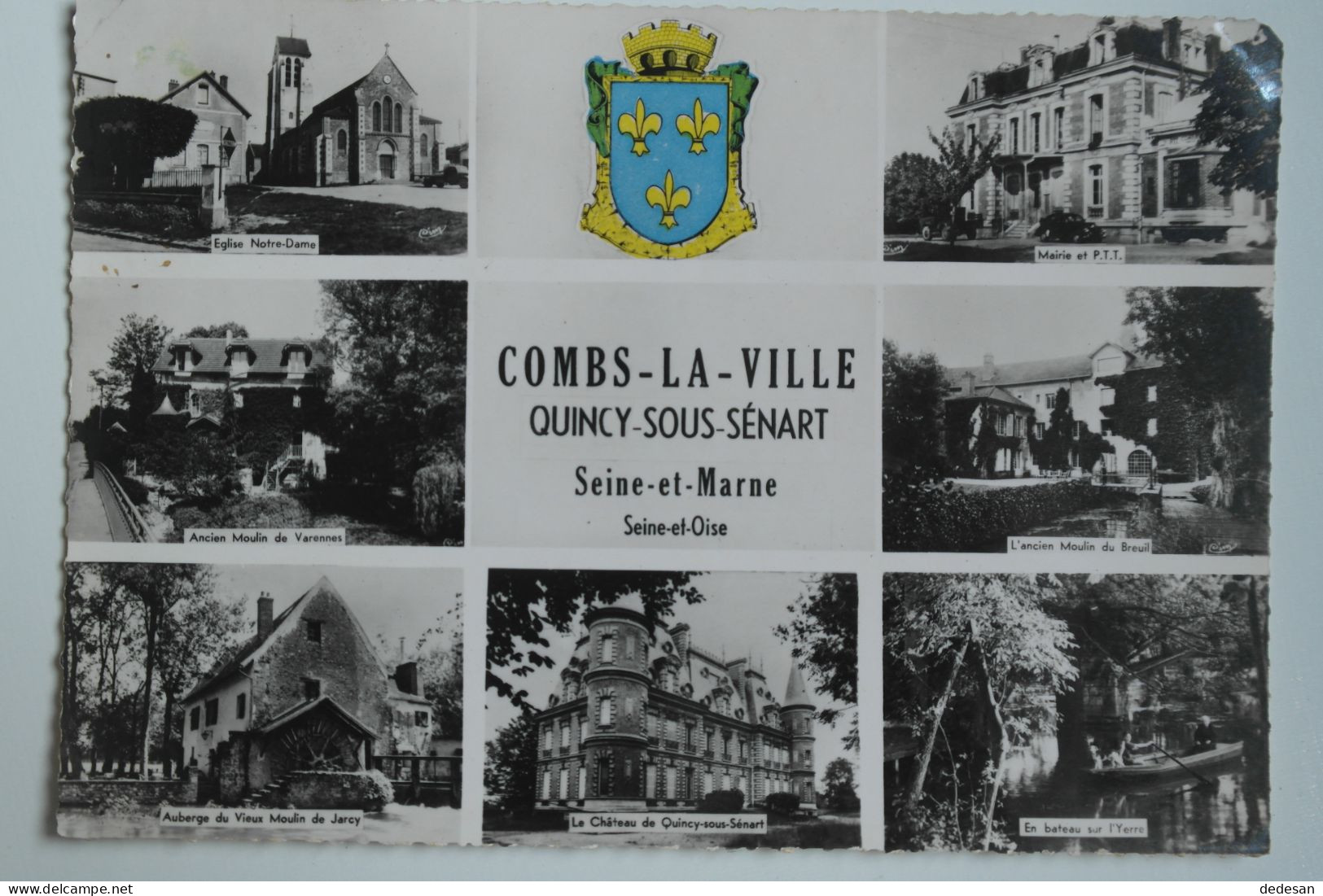 CPSM Grand Format Multivues COMBS LA VILLE Quincy Sous Sénart  - NOV71 - Combs La Ville