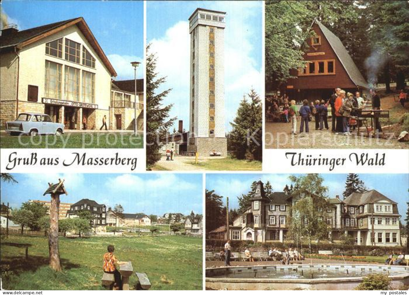 72406190 Masserberg FDGB Erholungsheim Otto Grotewohl Rennsteigwarte Werraquelle - Masserberg