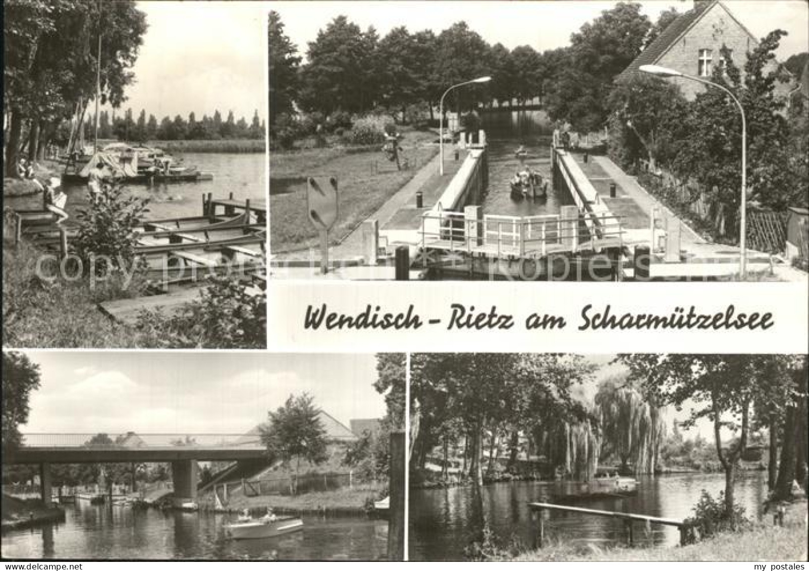 72405993 Scharmuetzelsee Wndisch Rietz Schleuse Bruecke Scharmuetzelsee - Bad Saarow