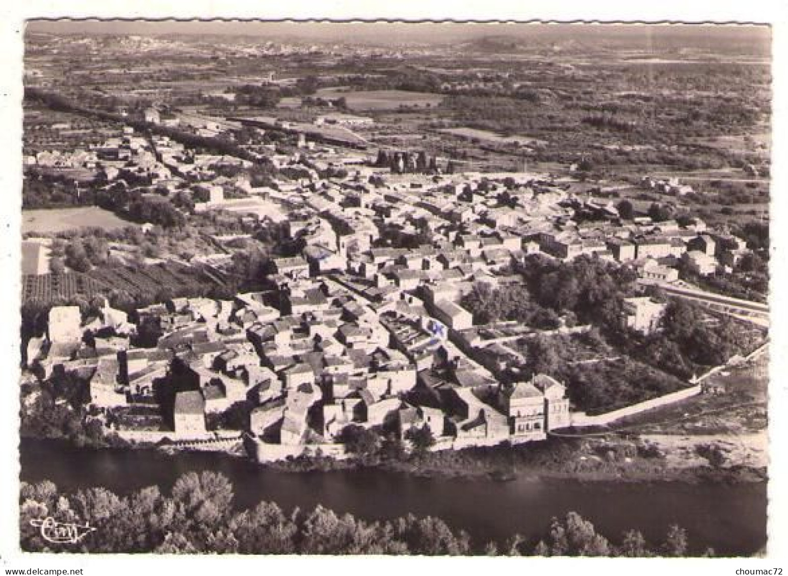 GF (30) 123, Remoulins, Combier 1 A, Vue Panoramique Aérienne - Remoulins