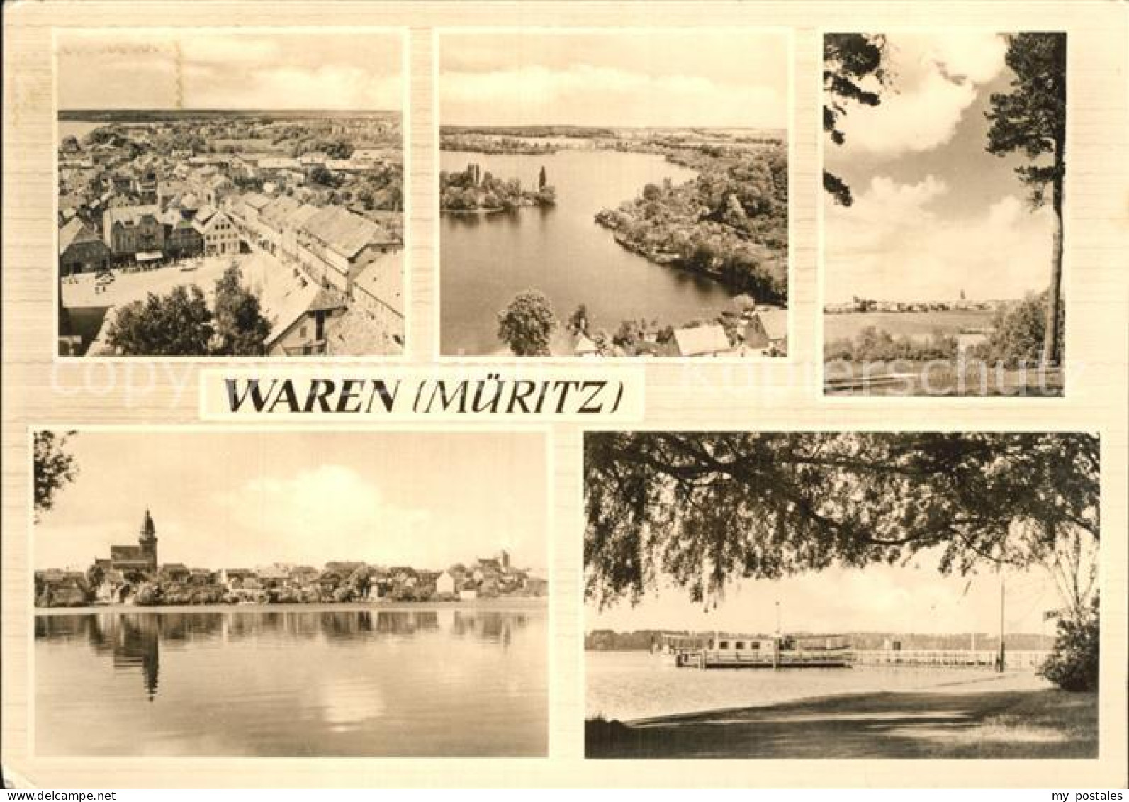 72405947 Waren Mueritz Partien Am See Fliegeraufnahme Waren - Waren (Müritz)