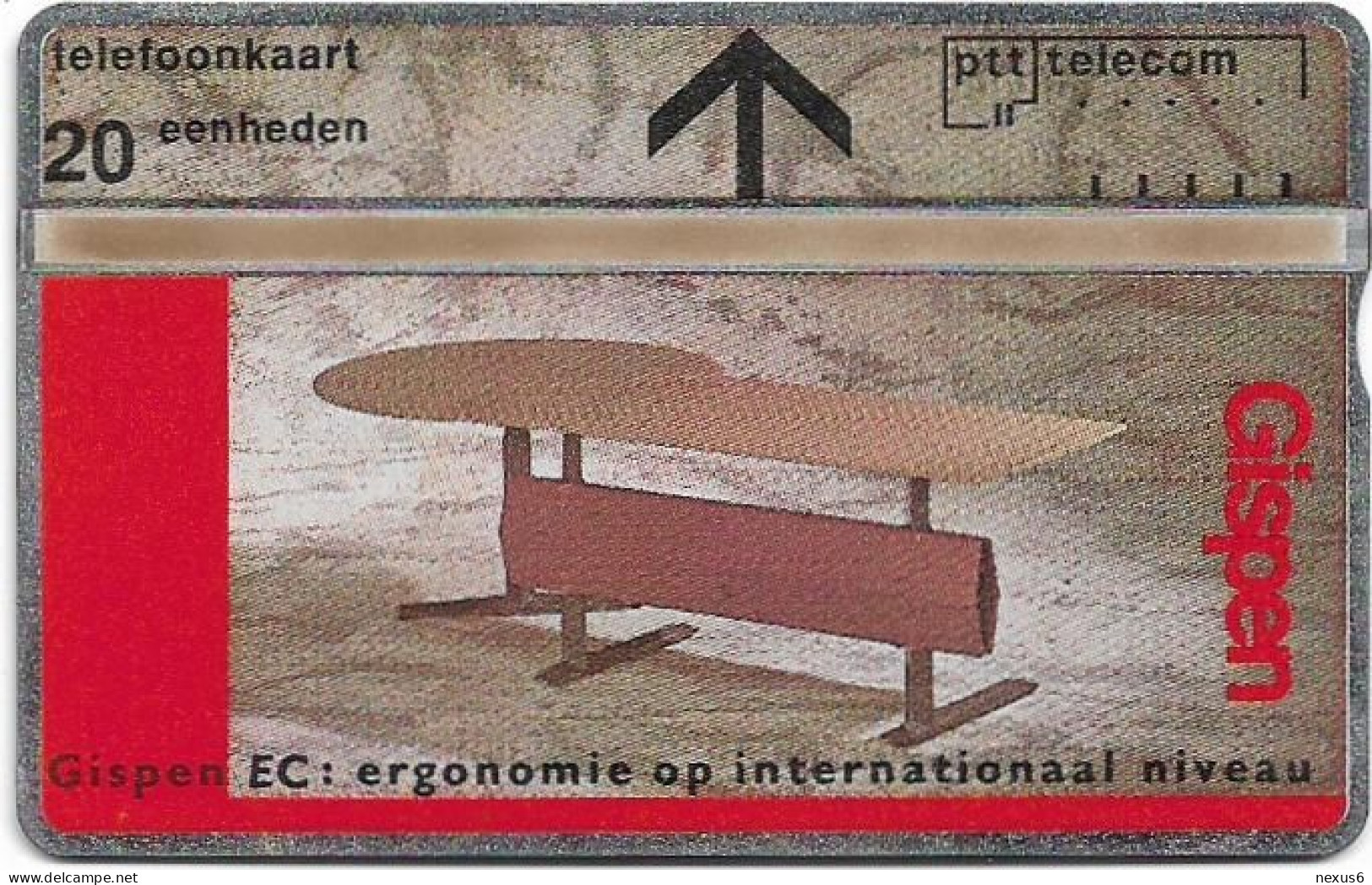 Netherlands - KPN - L&G - R005 - Gispen - 104L - 04.1991, 20Units, 5.000ex, Mint - Privé