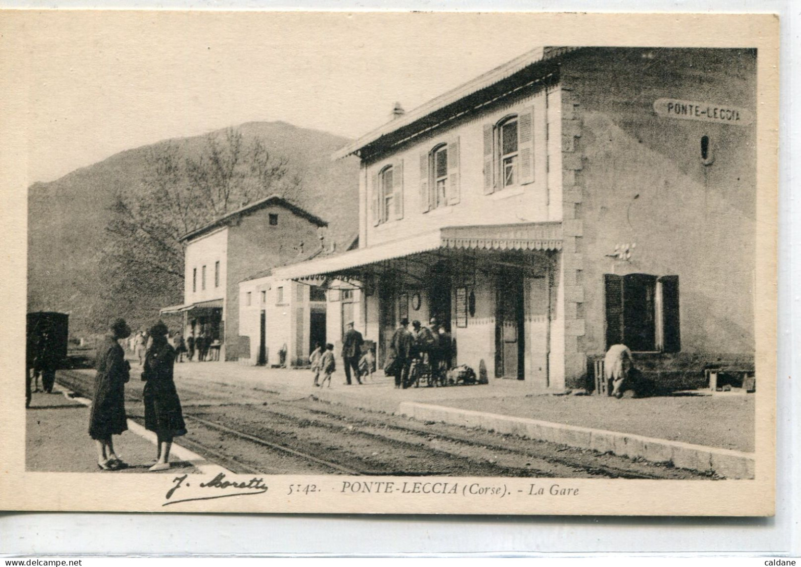 -2B - CORSE- PONTE-LECCIA.    La. Gare - Stazioni Senza Treni