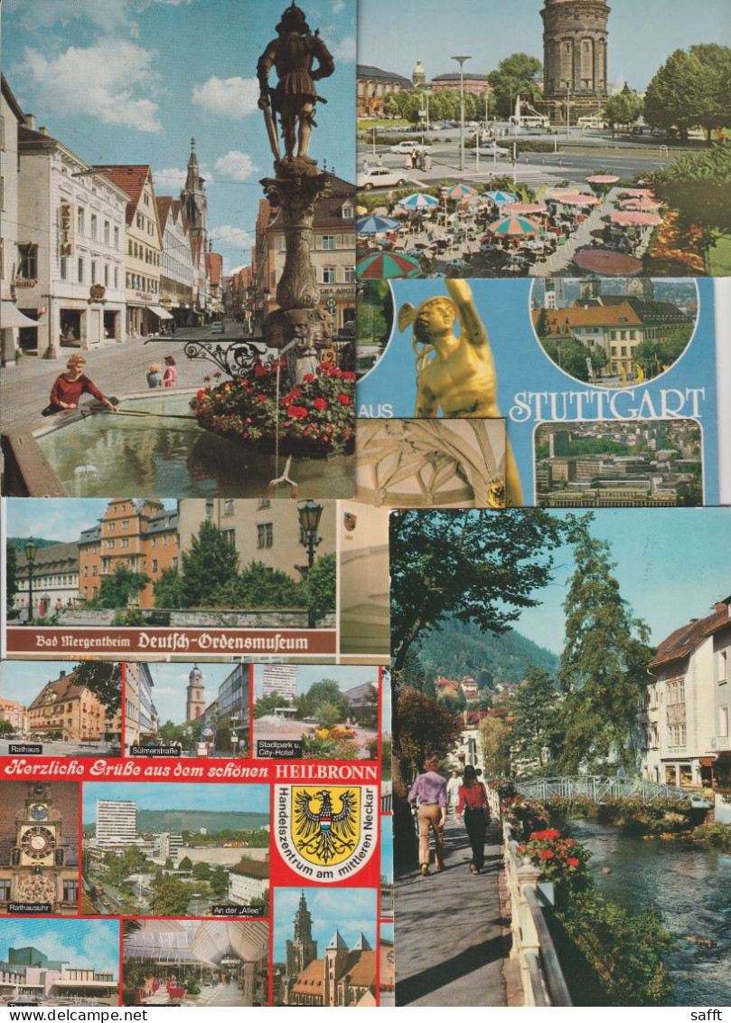 Lot Mit 165 Ansichtskarten Baden-Württemberg Querbeet - Collections & Lots