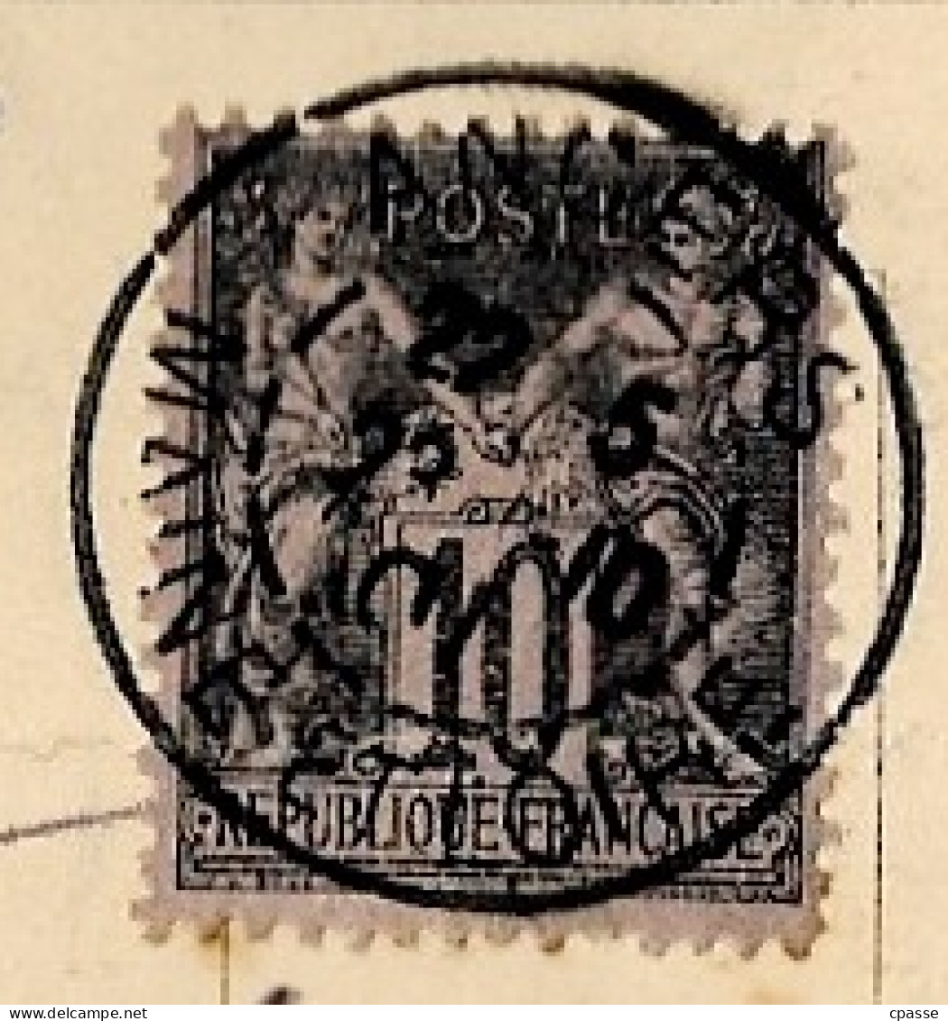 En L'état 1901 CPA Carte Postale Commerciale BESSONNEAU 49 ANGERS - Le Thillot